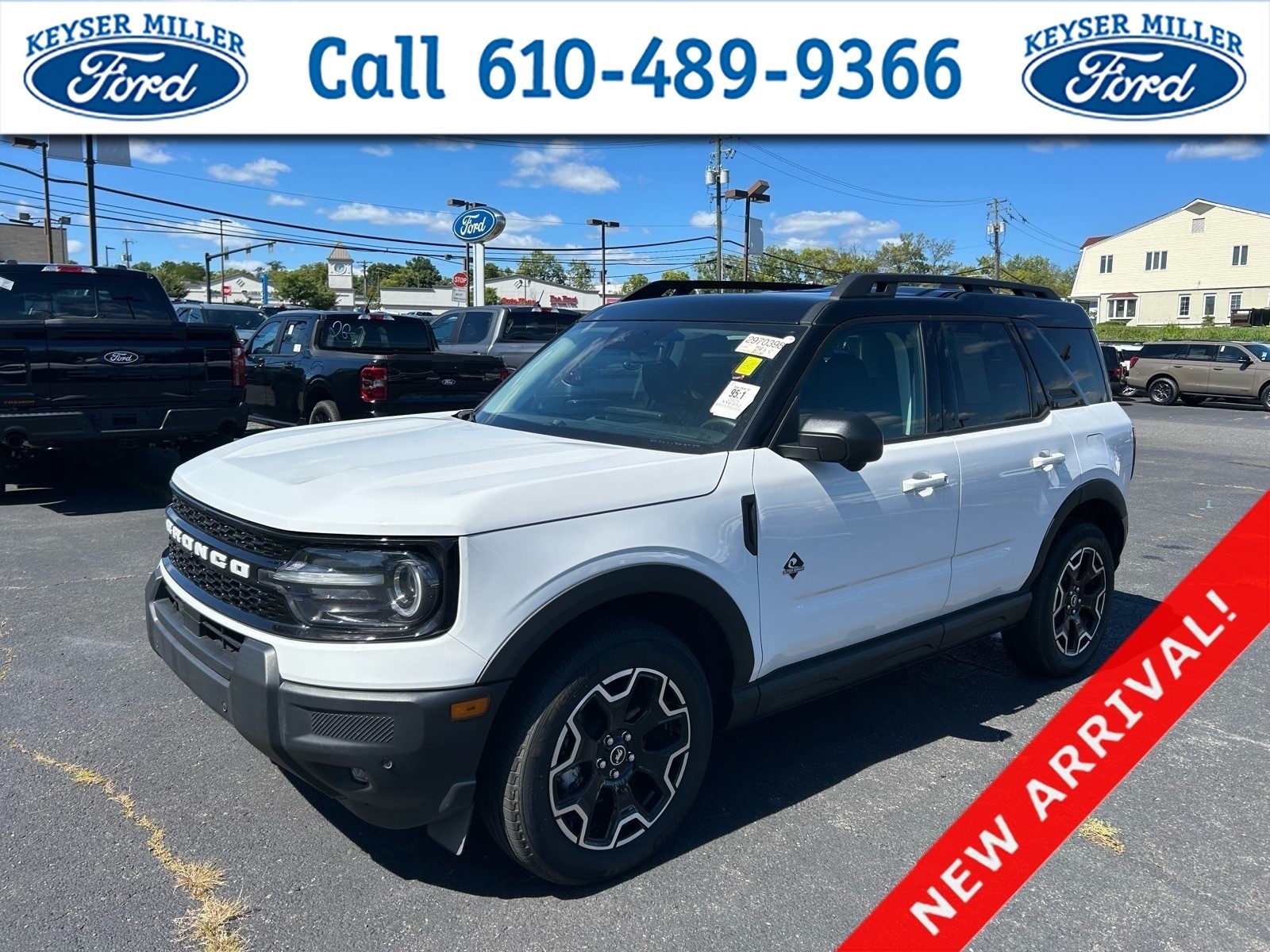 Oxford White 2025 Ford Bronco Sport SUV / Crossover All-Wheel Drive 8-Speed Automatic