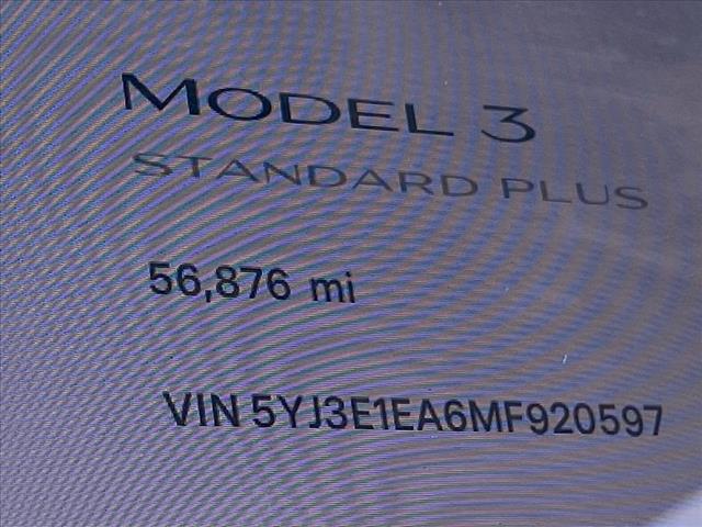 2021 Tesla Model 3 Standard Range Plus