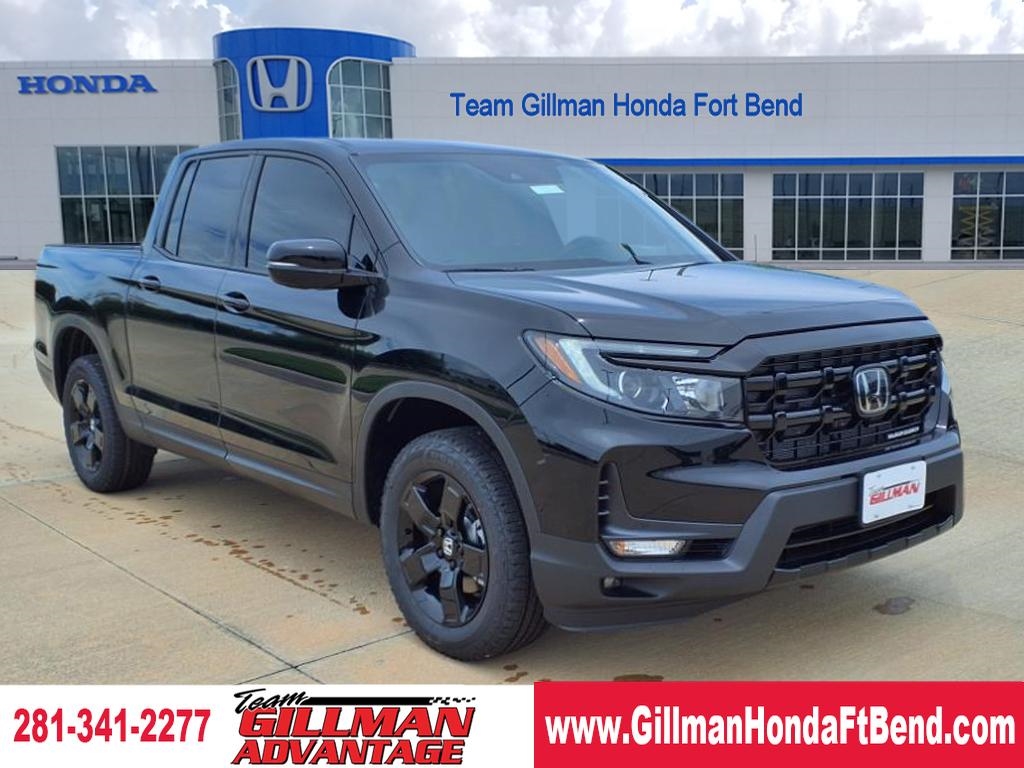 Crystal Black Pearl 2026 Honda Ridgeline Black Edition AWD Pickup Truck All-Wheel Drive 9-Speed Automatic