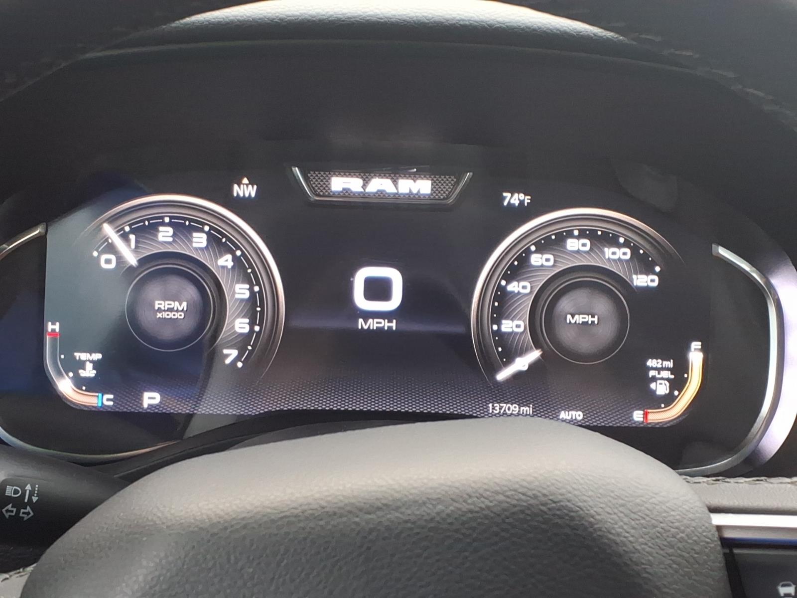 2026 RAM 1500 Big Horn Granite Crystal Metallic Clear Coat (pau) at Memorial Highway Chevrolet