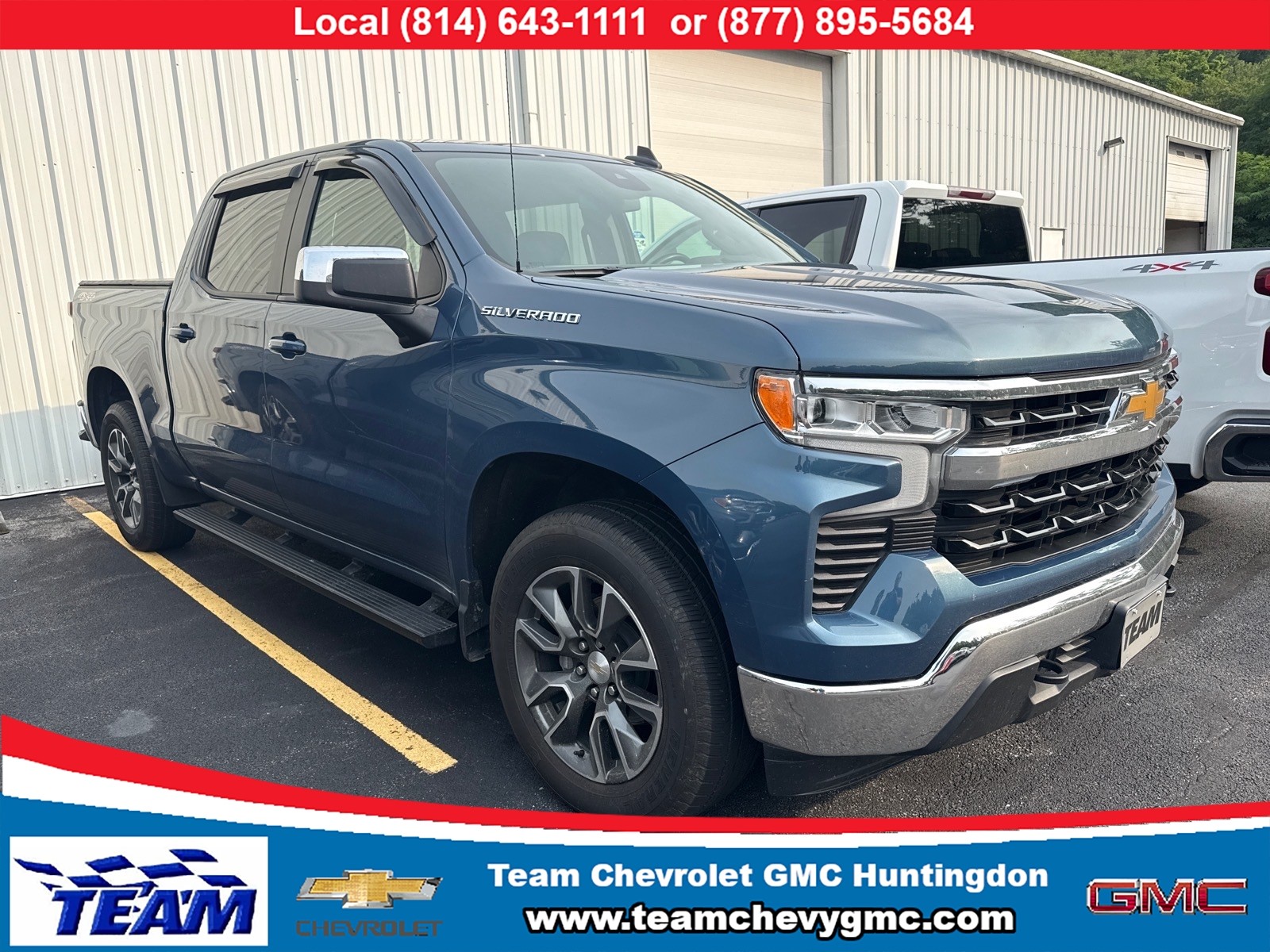 2024 Chevrolet Silverado 1500 LT Lakeshore Blue Metallic (gxp) at Team Chevrolet Buick GMC