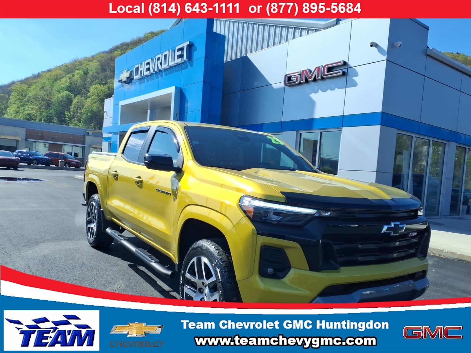 2023 Chevrolet Colorado Z71 Nitro Yellow Metallic (gcp) at Team Chevrolet Buick GMC