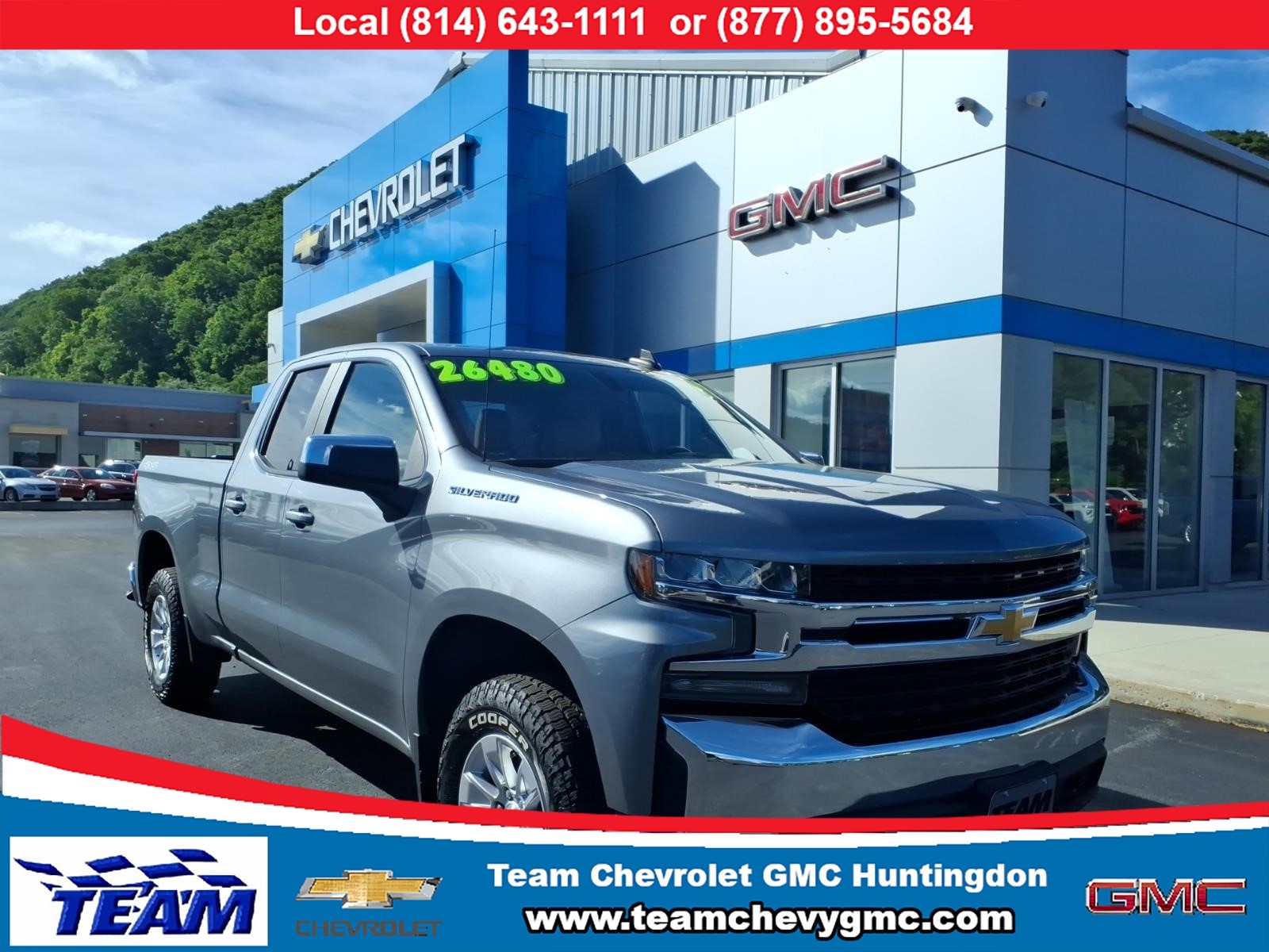 2019 Chevrolet Silverado 1500 LT Satin Steel Metallic G9k at Team Chevrolet Buick GMC