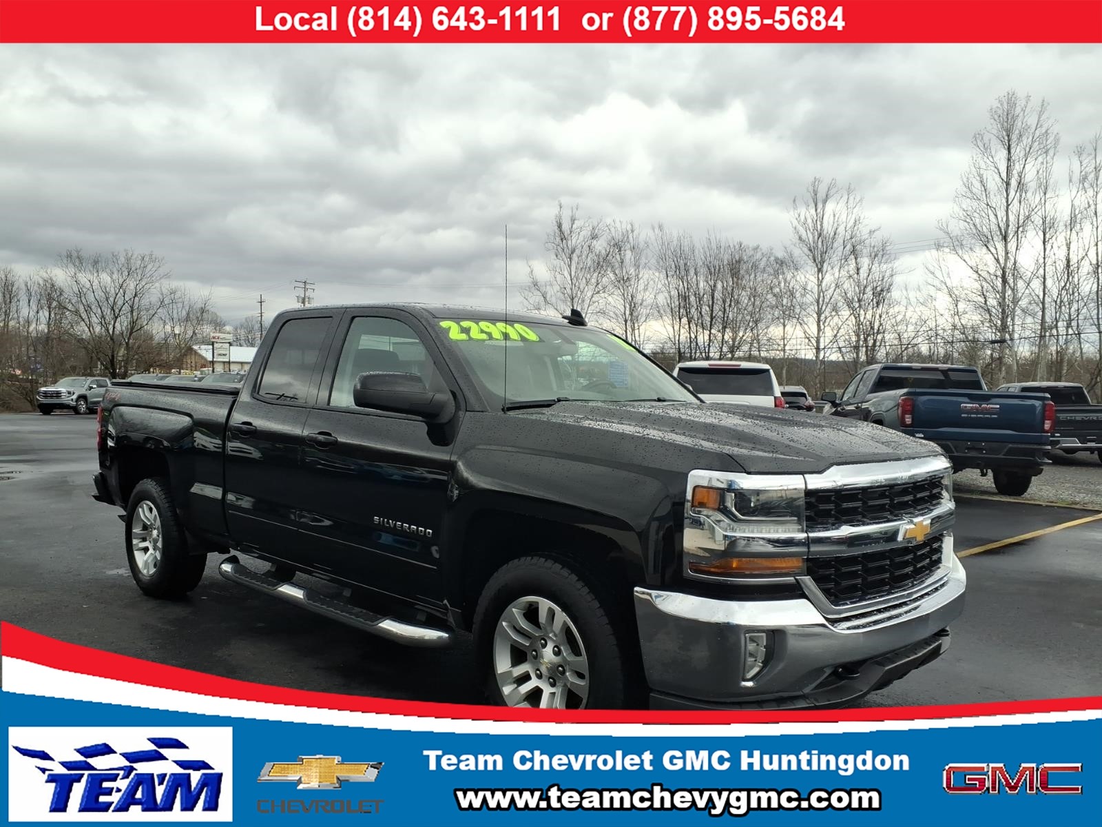 2018 Chevrolet Silverado 1500 LT Black at Delaney Chevrolet Nissan Volvo of Greensburg