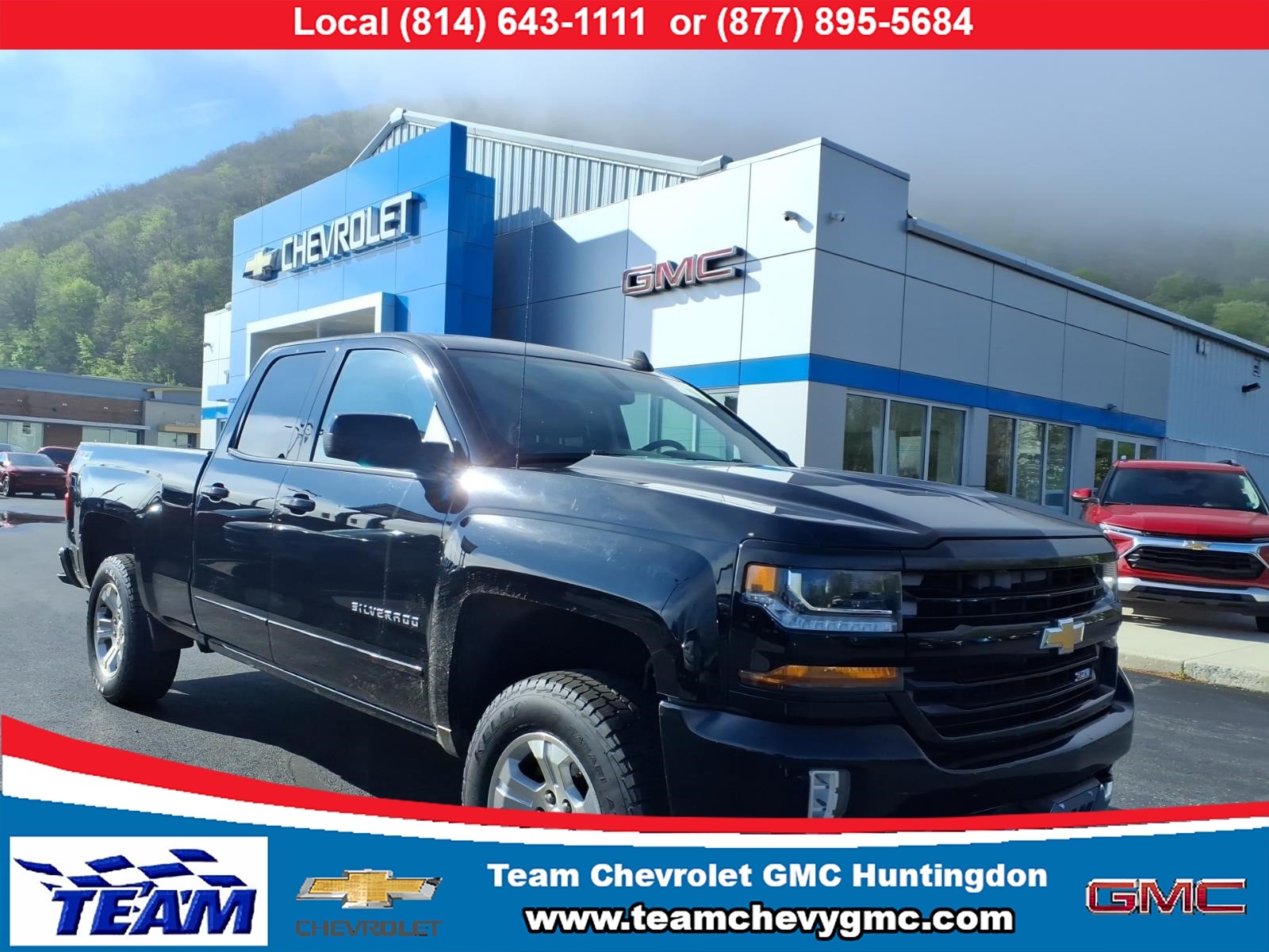 2017 Chevrolet Silverado 1500 LT Z71 Black (gba) at Team Chevrolet Buick GMC