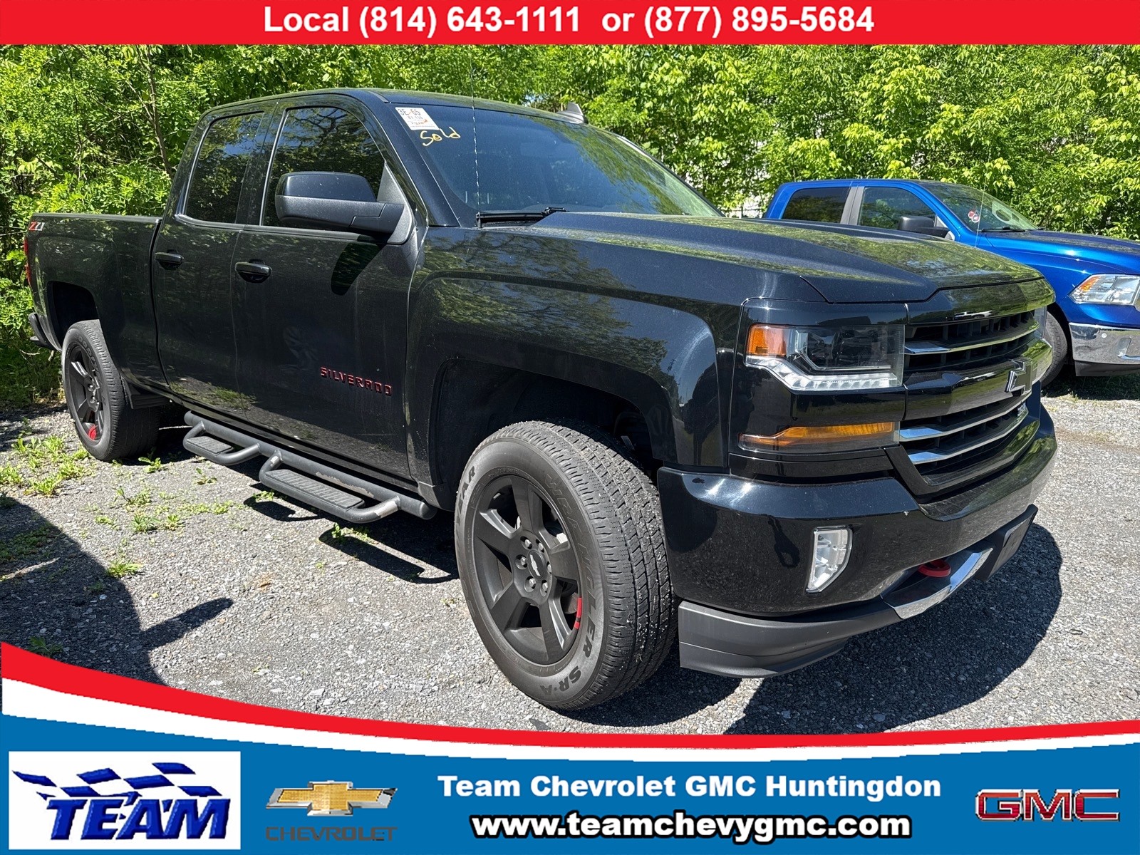 2018 Chevrolet Silverado 1500 LT Z71 Black at Team Chevrolet Buick GMC