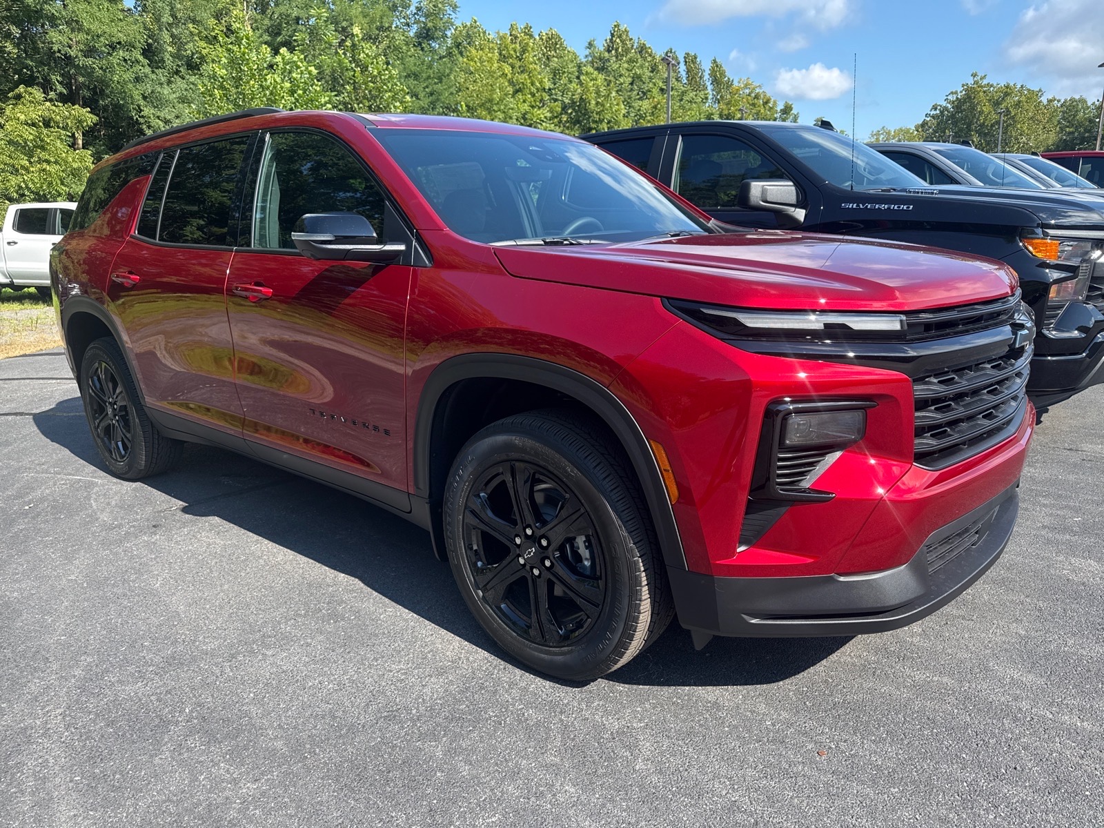 2027 Chevrolet Traverse LT Radiant Red Tintcoat Gnt at Memorial Highway Chevrolet