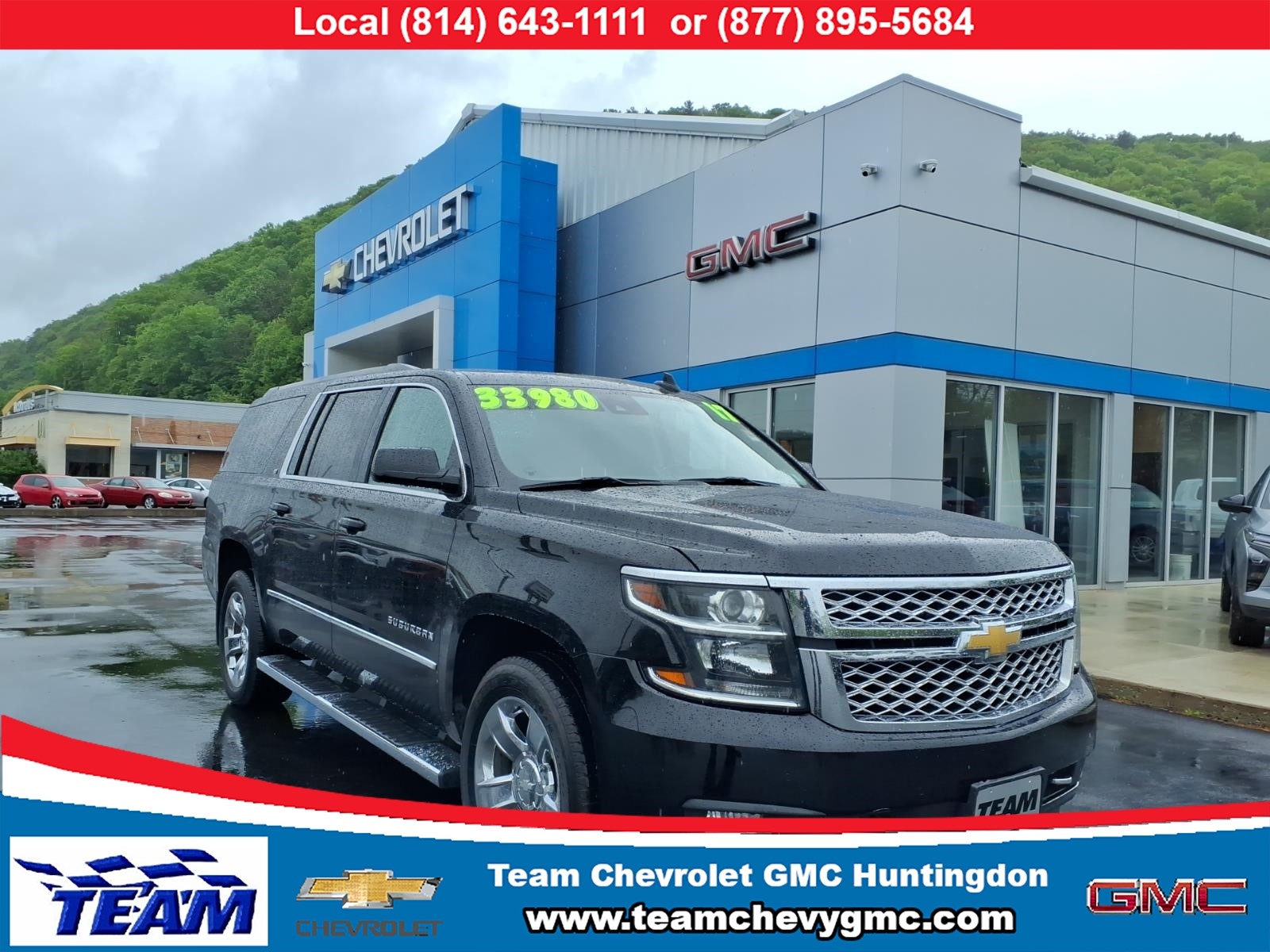 2017 Chevrolet Suburban LT Black at Team Chevrolet Buick GMC