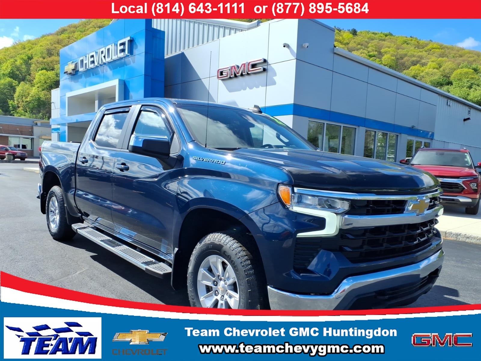 2022 Chevrolet Silverado 1500 LT Northsky Blue Metallic (ga0) at Team Chevrolet Buick GMC