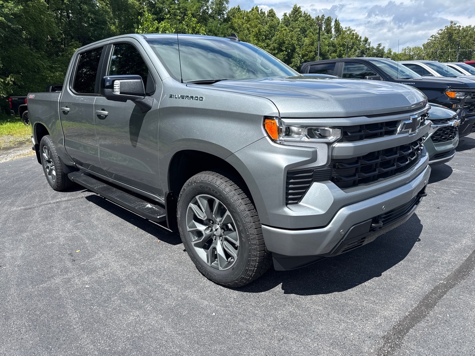 2026 Chevrolet Silverado 1500 RST Sterling Gray Metallic Gxd at Memorial Highway Chevrolet