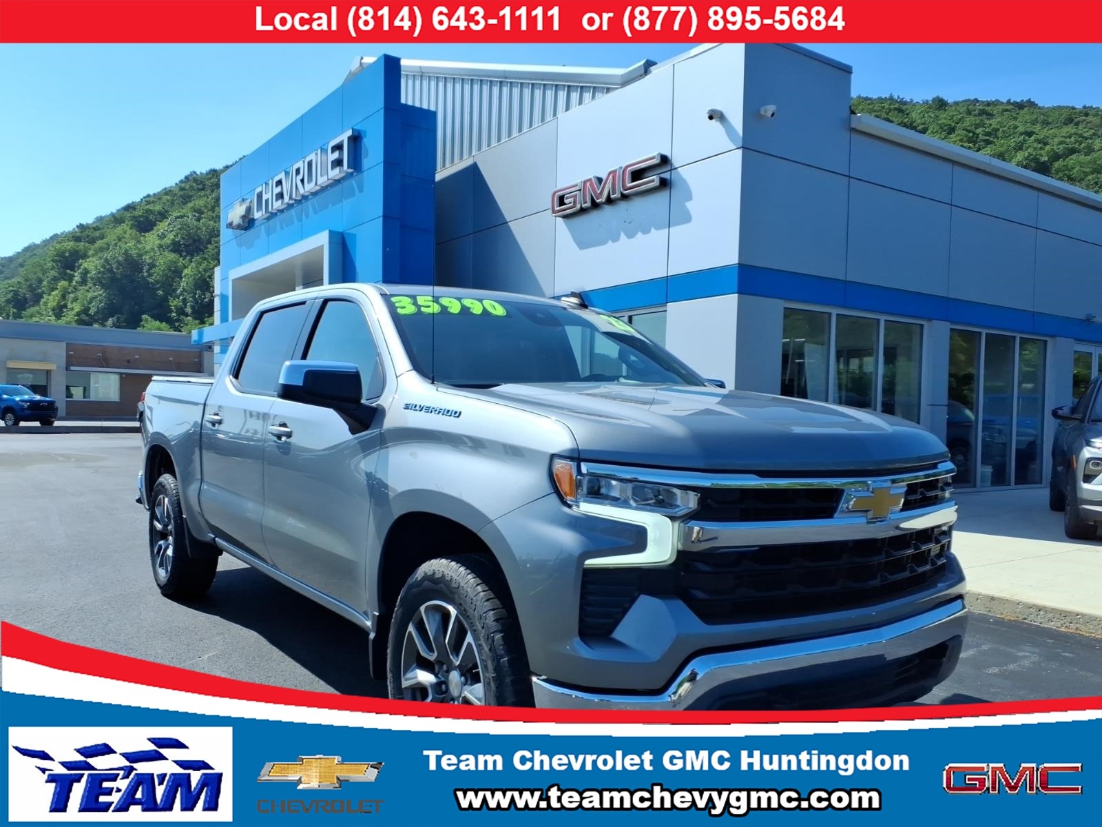 2023 Chevrolet Silverado 1500 LT Black (gba) at Team Chevrolet Buick GMC