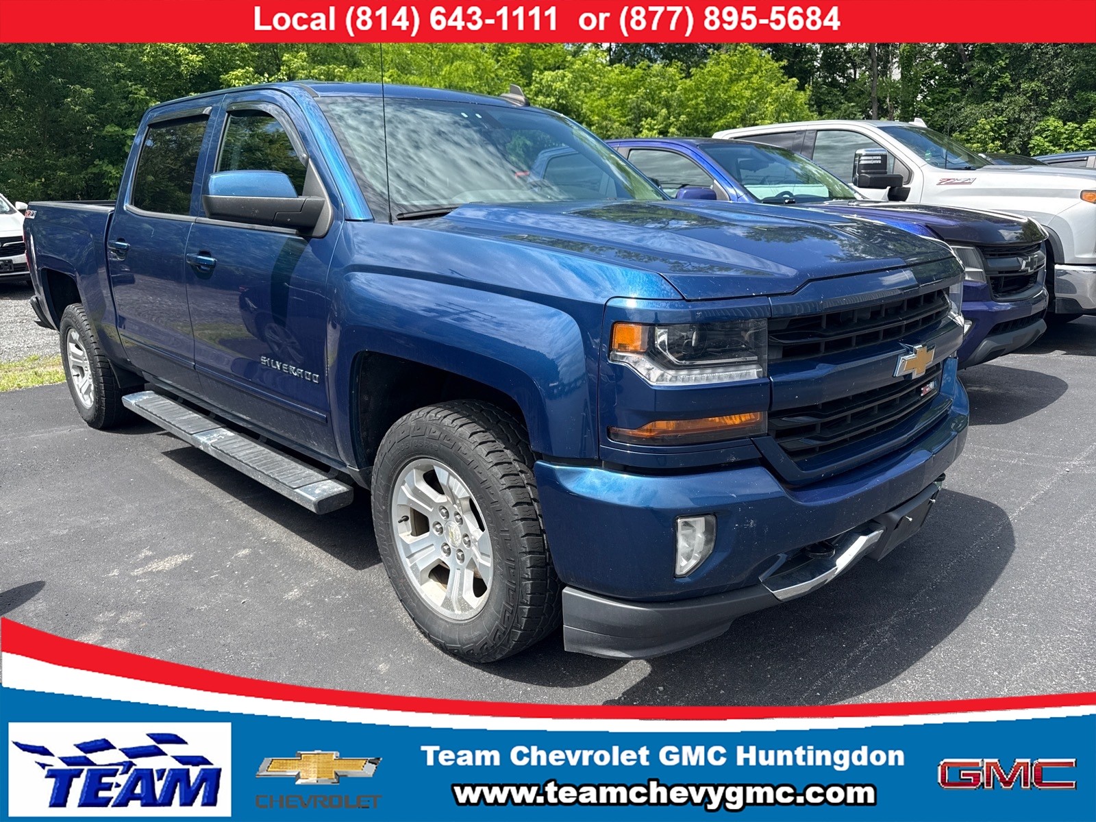 2017 Chevrolet Silverado 1500  Blue at Memorial Highway Chevrolet