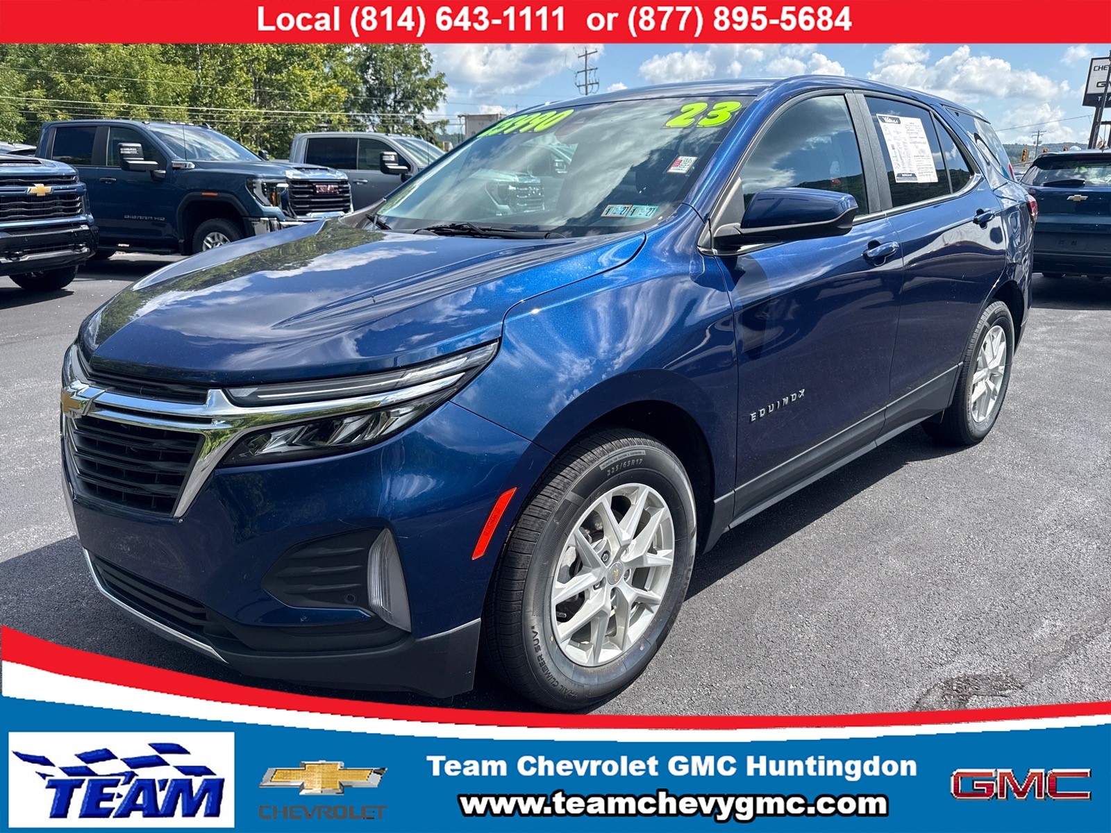 2023 Chevrolet Equinox LT Blue Glow Metallic (ght) at Delaney Chevrolet Nissan Volvo of Greensburg