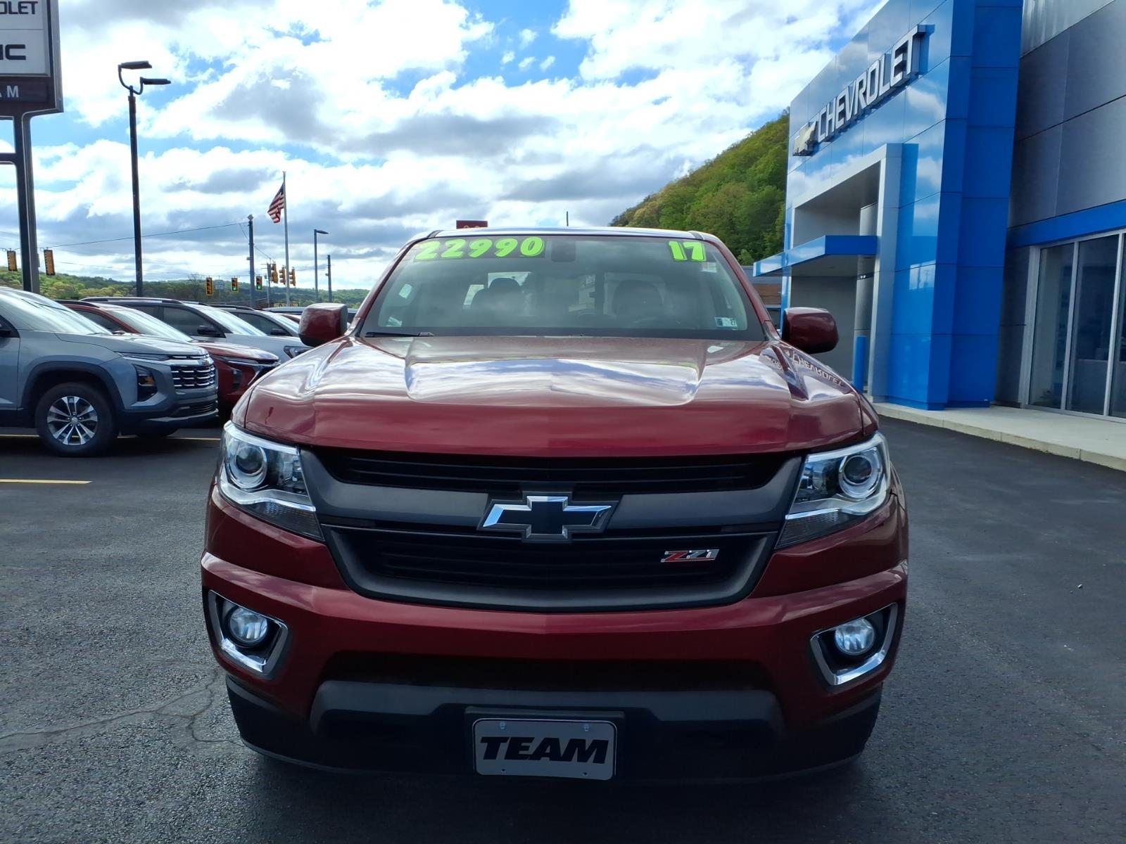 2017 Chevrolet Colorado Z71 Cajun Red Tintcoat (gpj) at Memorial Highway Chevrolet