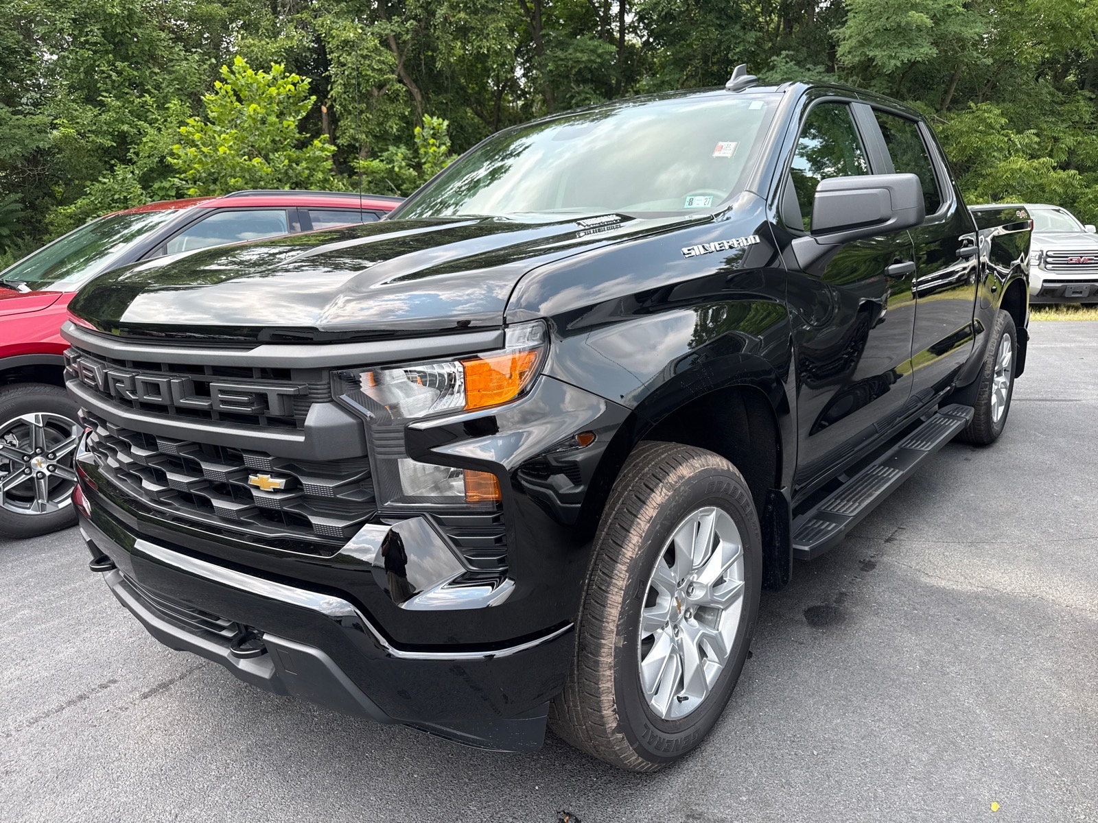 2026 Chevrolet Silverado 1500 Custom Black Gba at Memorial Highway Chevrolet