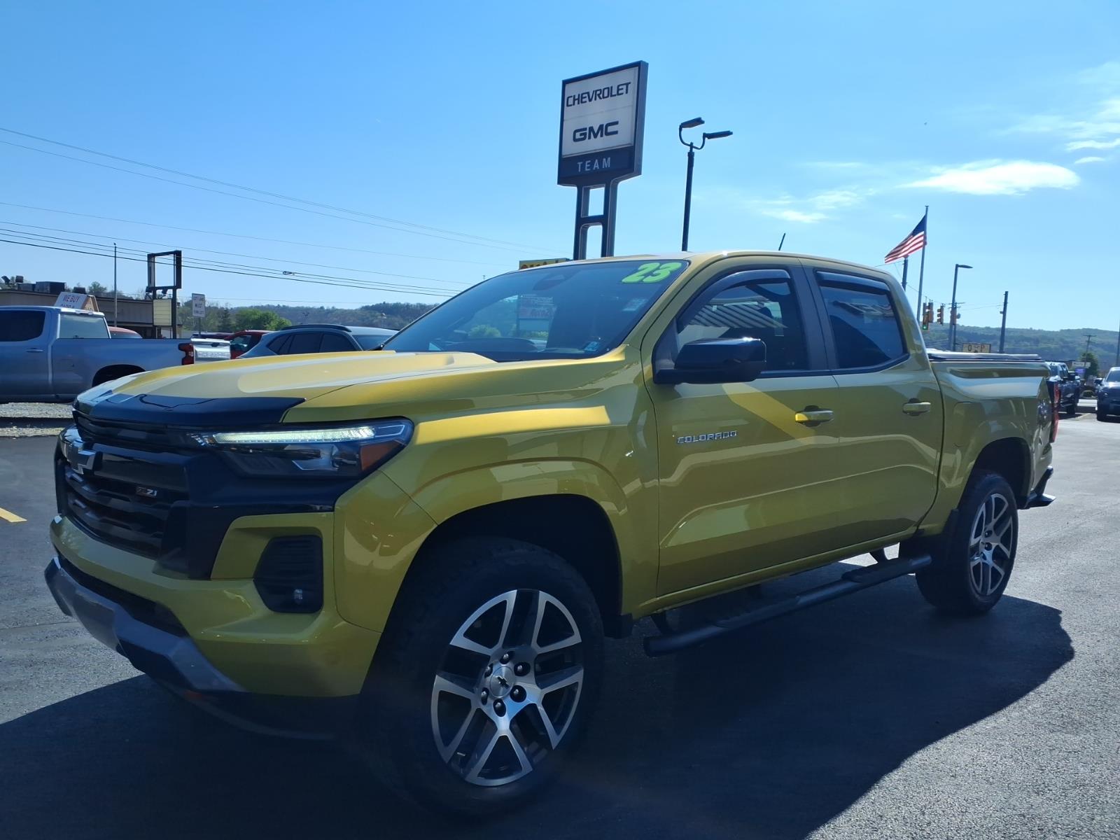 2023 Chevrolet Colorado Z71 Nitro Yellow Metallic (gcp) at Team Chevrolet Buick GMC