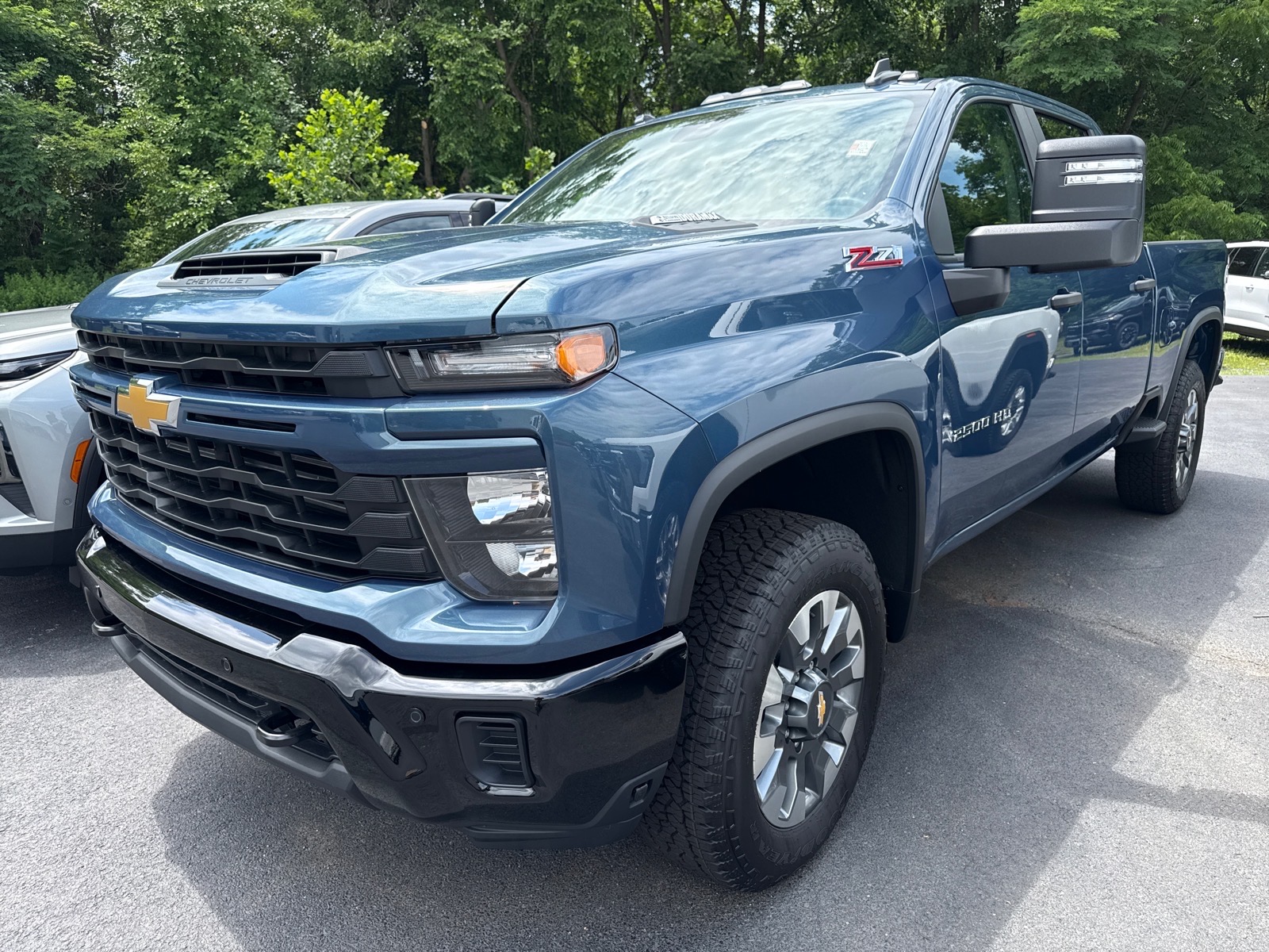 2026 Chevrolet Silverado 2500HD Custom Lakeshore Blue Metallic Gxp at Memorial Highway Chevrolet
