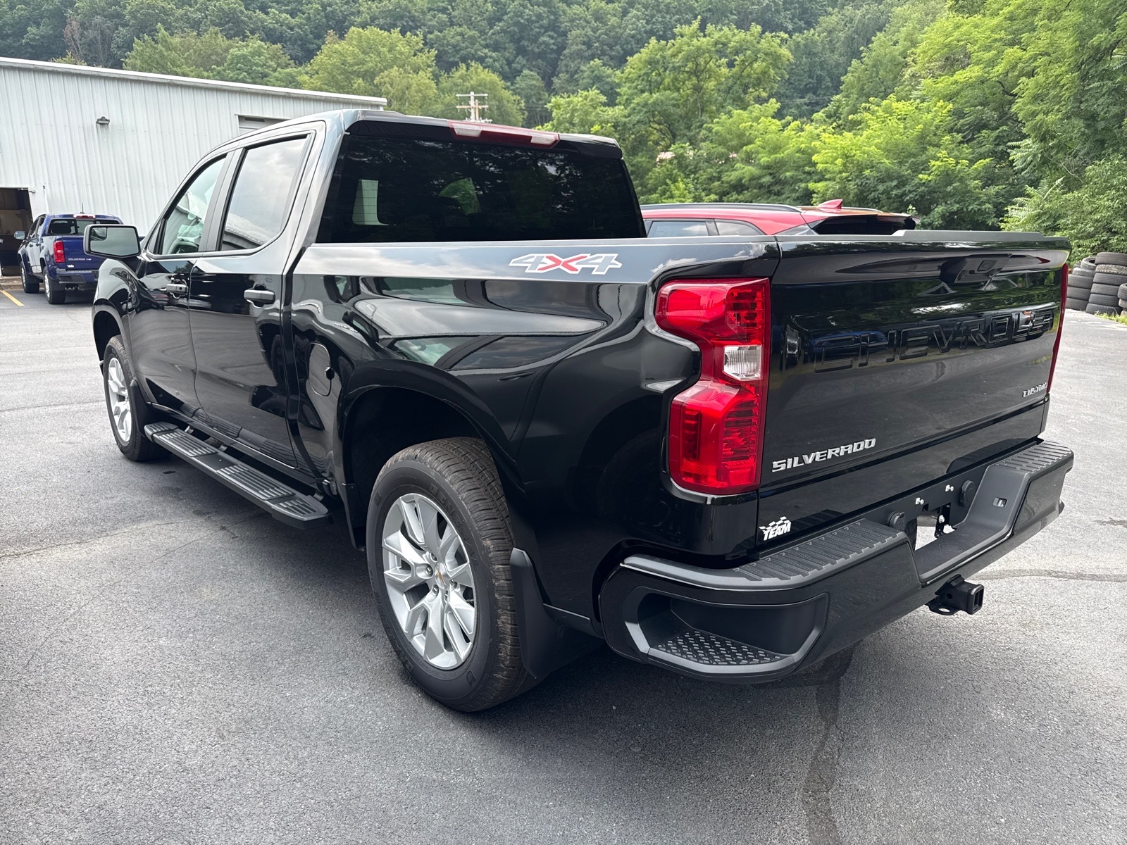 2026 Chevrolet Silverado 1500 Custom Black Gba at Memorial Highway Chevrolet