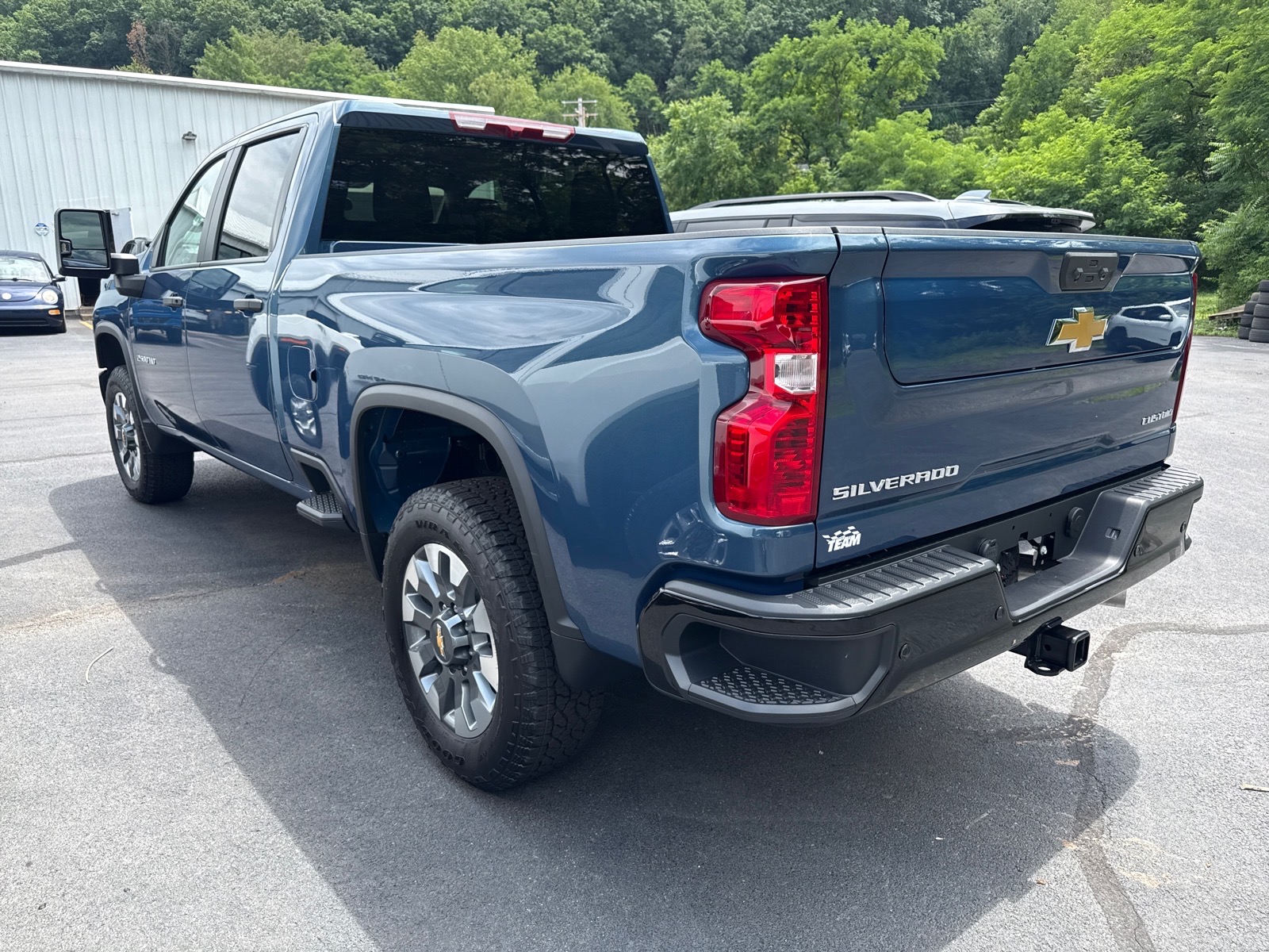 2026 Chevrolet Silverado 2500HD Custom Lakeshore Blue Metallic Gxp at Memorial Highway Chevrolet