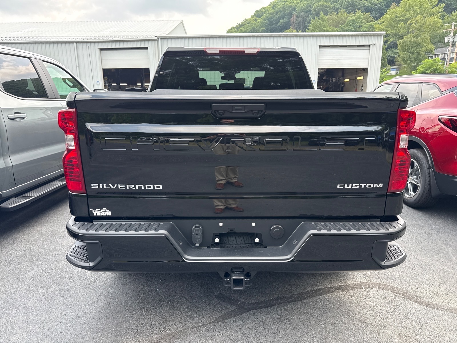2026 Chevrolet Silverado 1500 Custom Black Gba at Memorial Highway Chevrolet