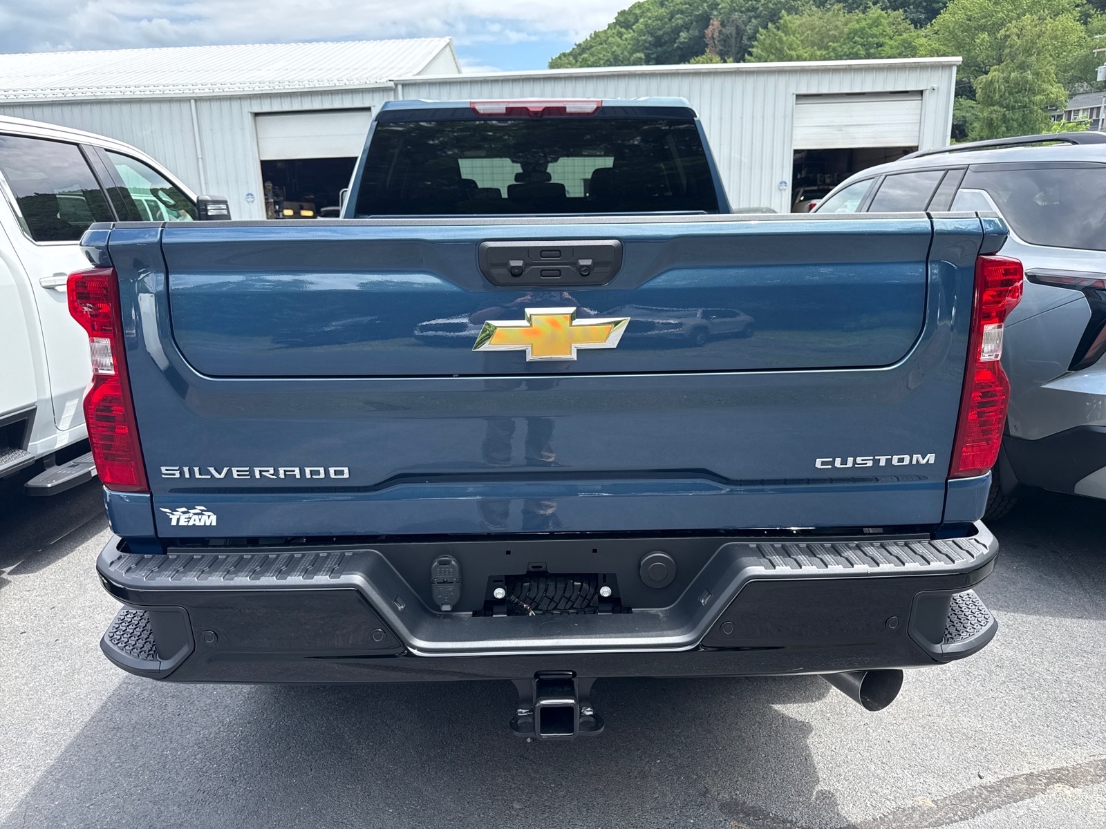2026 Chevrolet Silverado 2500HD Custom Lakeshore Blue Metallic Gxp at Memorial Highway Chevrolet