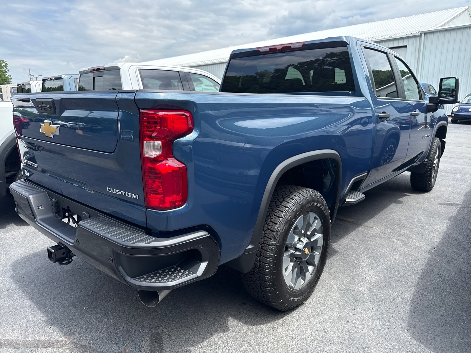 2026 Chevrolet Silverado 2500HD Custom Lakeshore Blue Metallic Gxp at Memorial Highway Chevrolet