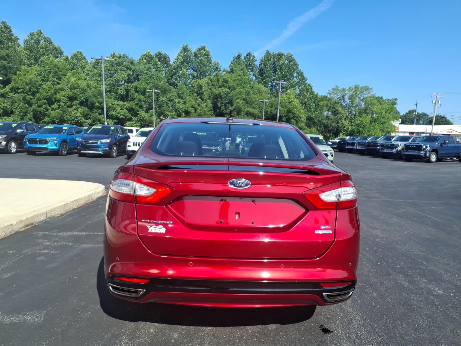 2013 Ford Fusion SE Ruby Red Metallic Tinted Clear Coat (rr) at Delaney Chevrolet Nissan Volvo of Greensburg