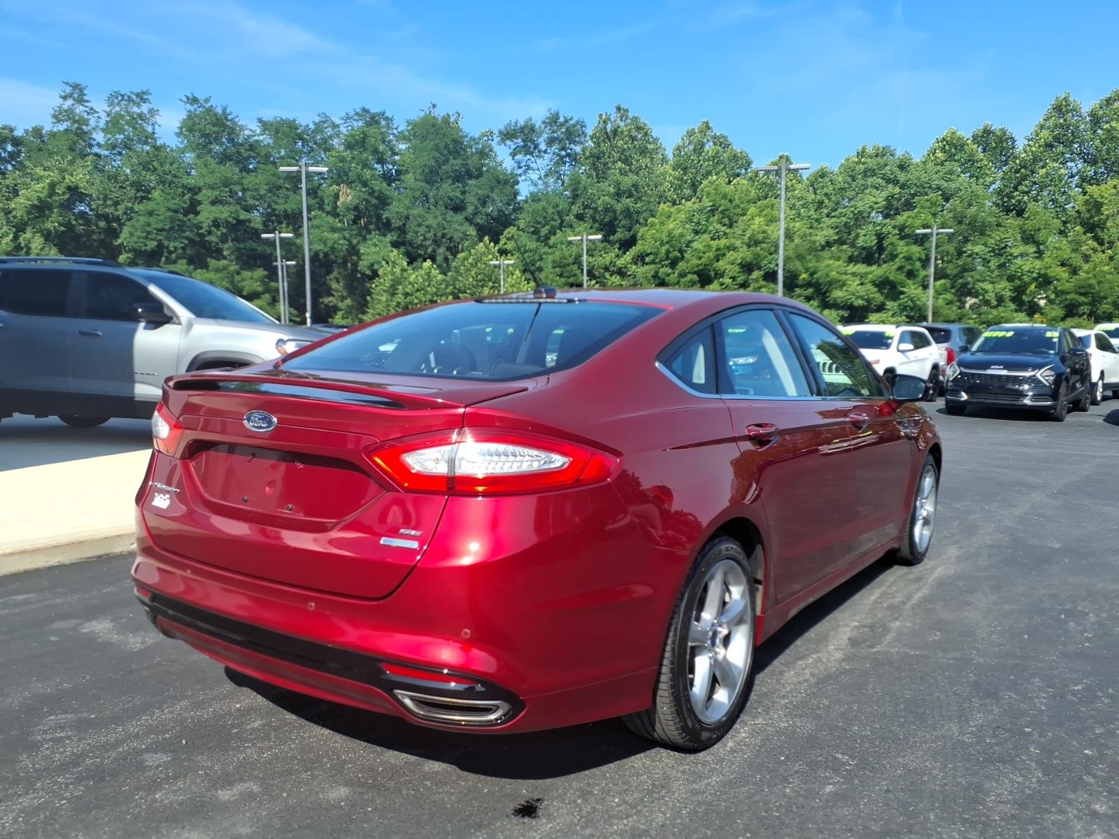 2013 Ford Fusion SE Ruby Red Metallic Tinted Clear Coat (rr) at Delaney Chevrolet Nissan Volvo of Greensburg