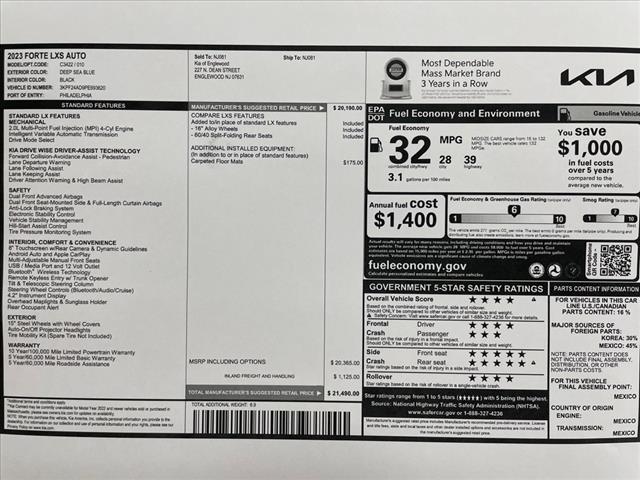 2023 Kia Forte LXS - Photo 34
