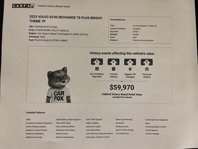 2023 Volvo XC90 Recharge T8 Plus Bright Theme 7-Seater - Photo 39