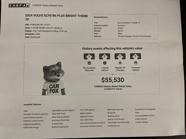 2024 Volvo XC90 B6 Plus Bright Theme 7-Seater - Photo 40