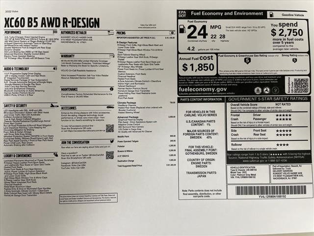 2022 Volvo XC60 B5 R-Design - Photo 41
