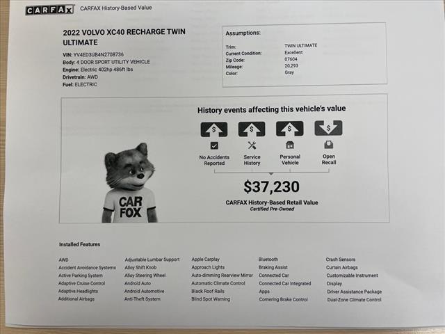 2022 Volvo XC40 Recharge Twin Ultimate - Photo 44