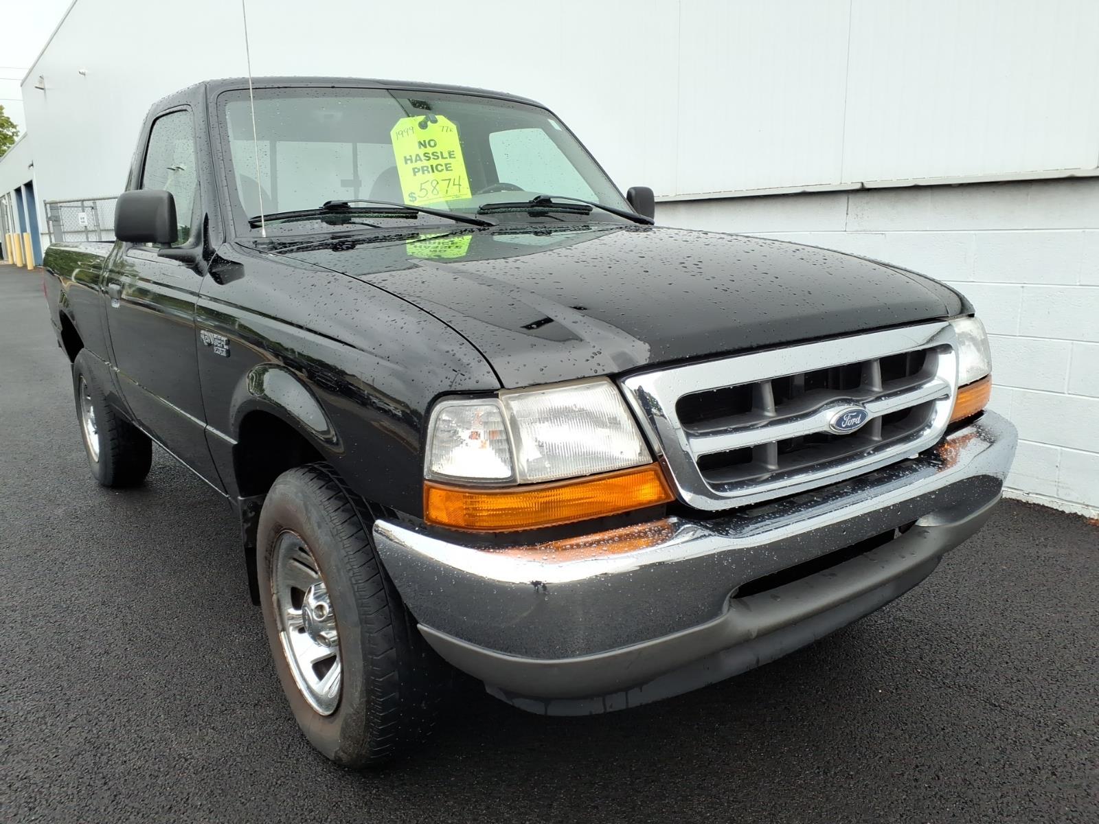 Black Clearcoat 1999 Ford Ranger Pickup Truck 4-Speed Manual