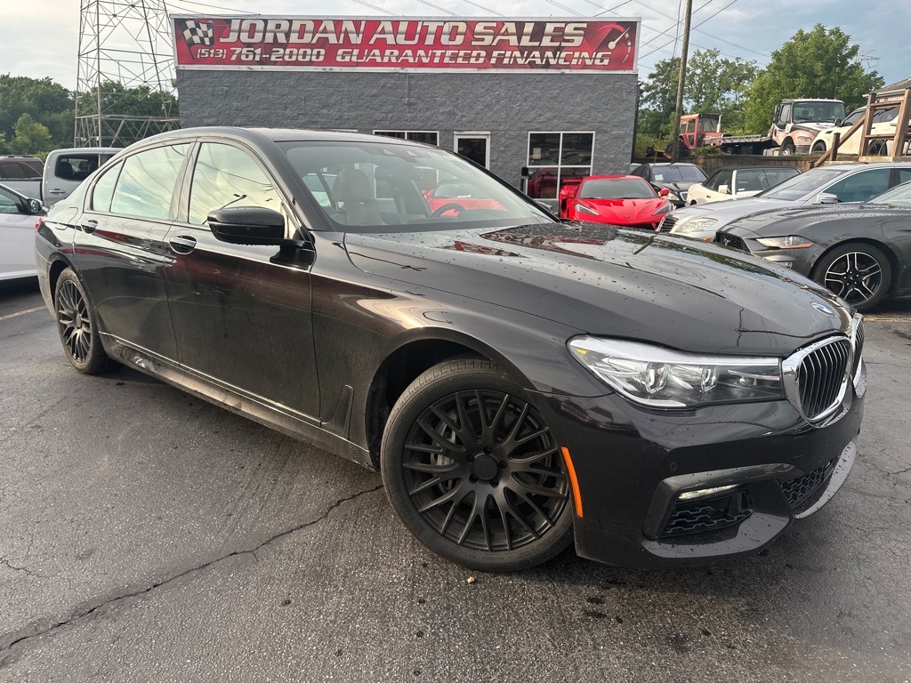 Red (Ruby Black Metallic) 2019 BMW 7 Series Sedan All-Wheel Drive 8-Speed Automatic