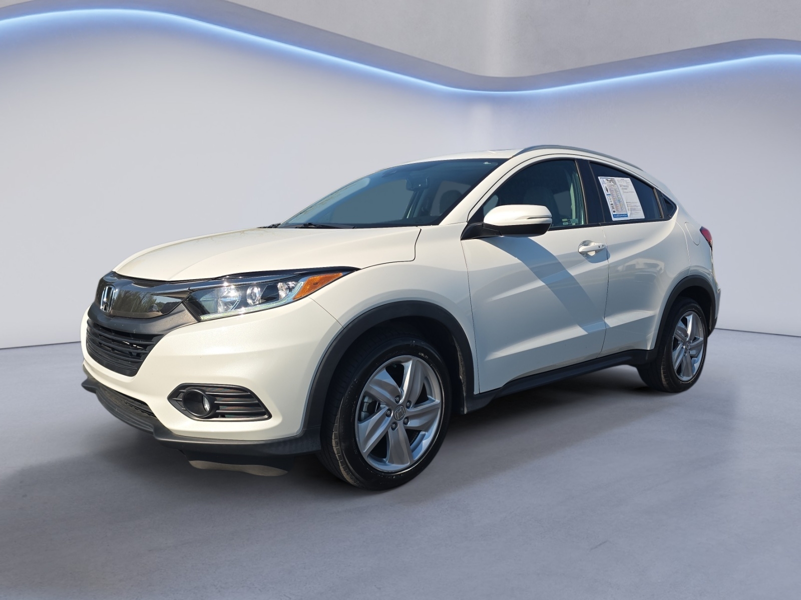 Gray (Platinum White Pearl Wx) 2019 Honda HR-V EX-L FWD SUV / Crossover Front-Wheel Drive Continuously Variable Transmission