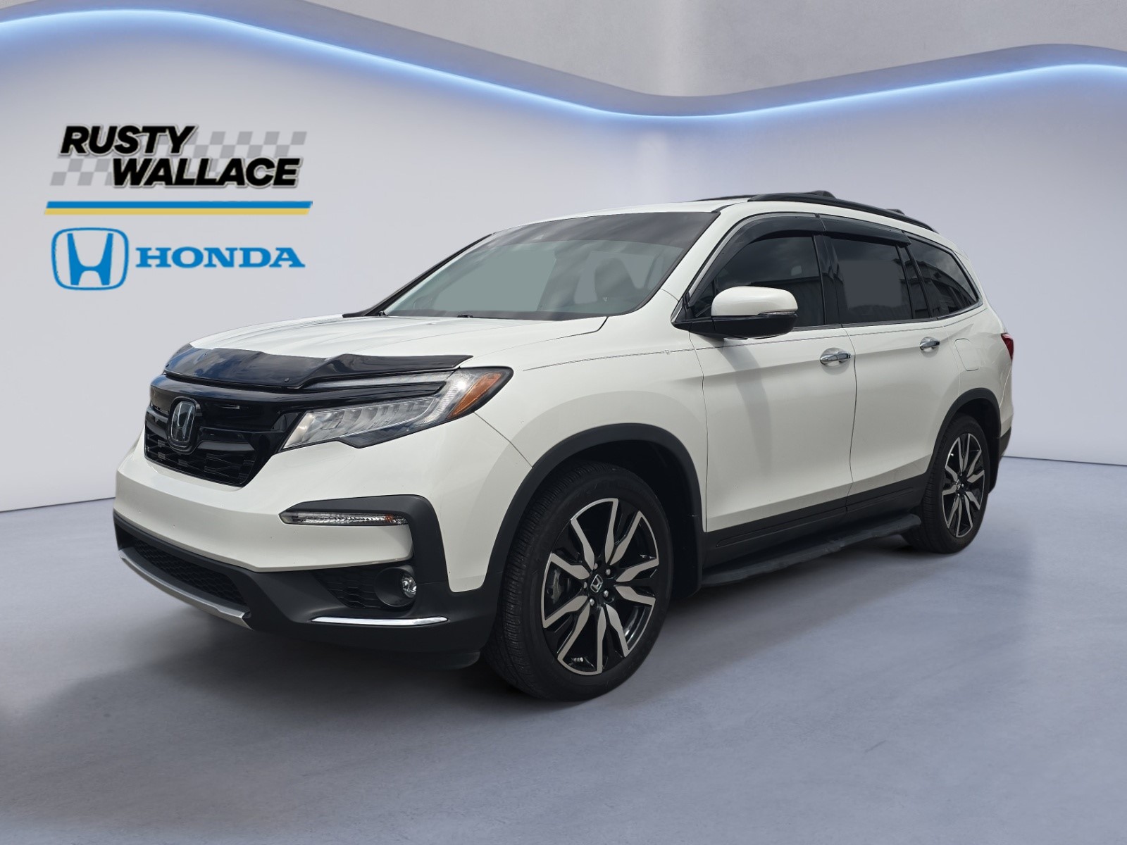 Gray (Platinum White Pearl Wx) 2021 Honda Pilot SUV / Crossover Front-Wheel Drive 9-Speed Automatic