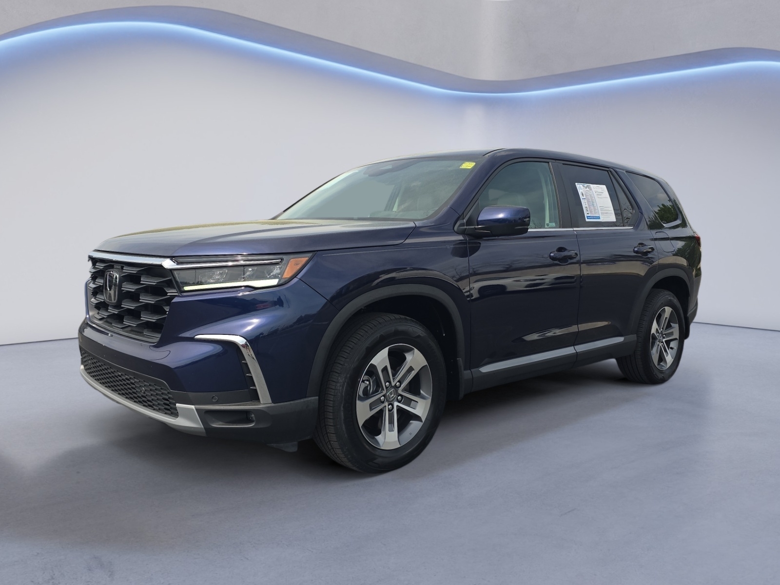 Black (Obsidian Blue Pearl) 2025 Honda Pilot EX-L FWD SUV / Crossover Front-Wheel Drive Automatic