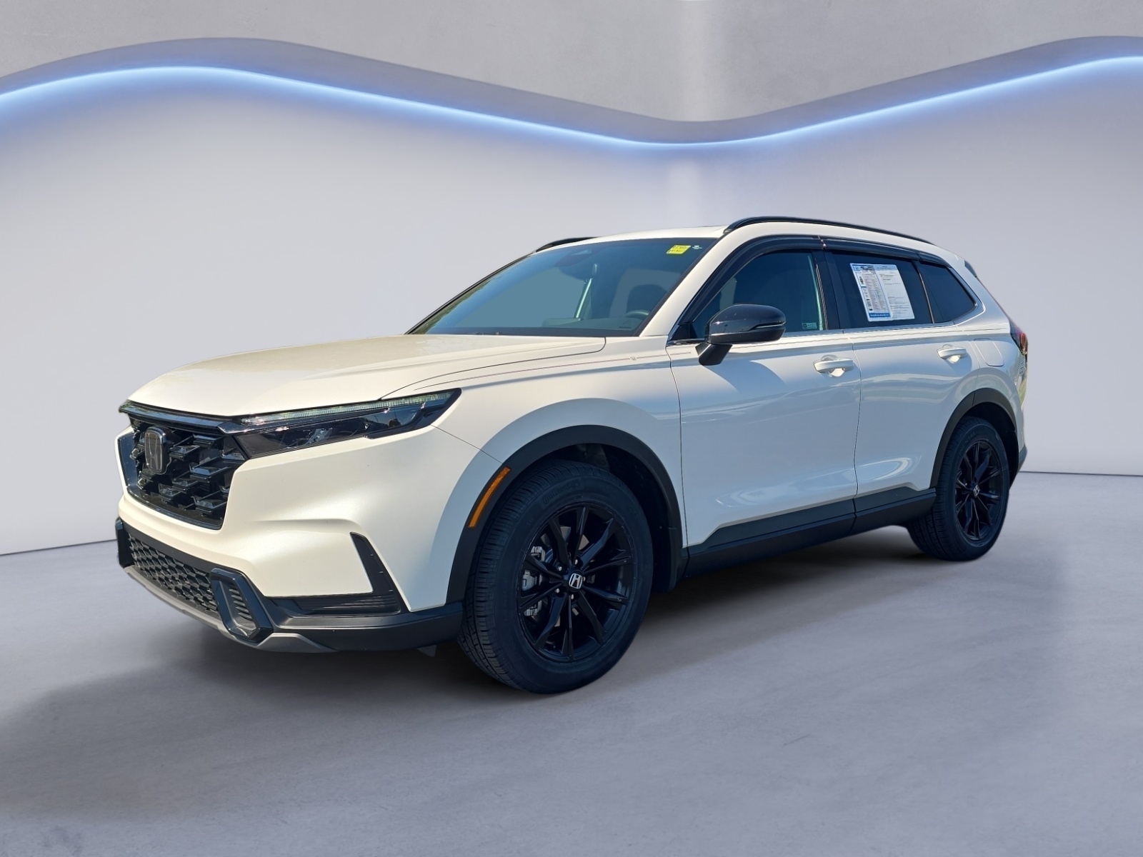 Gray (Platinum White Pearl Wx) 2025 Honda CR-V Hybrid Sport FWD SUV / Crossover Front-Wheel Drive Continuously Variable Transmission