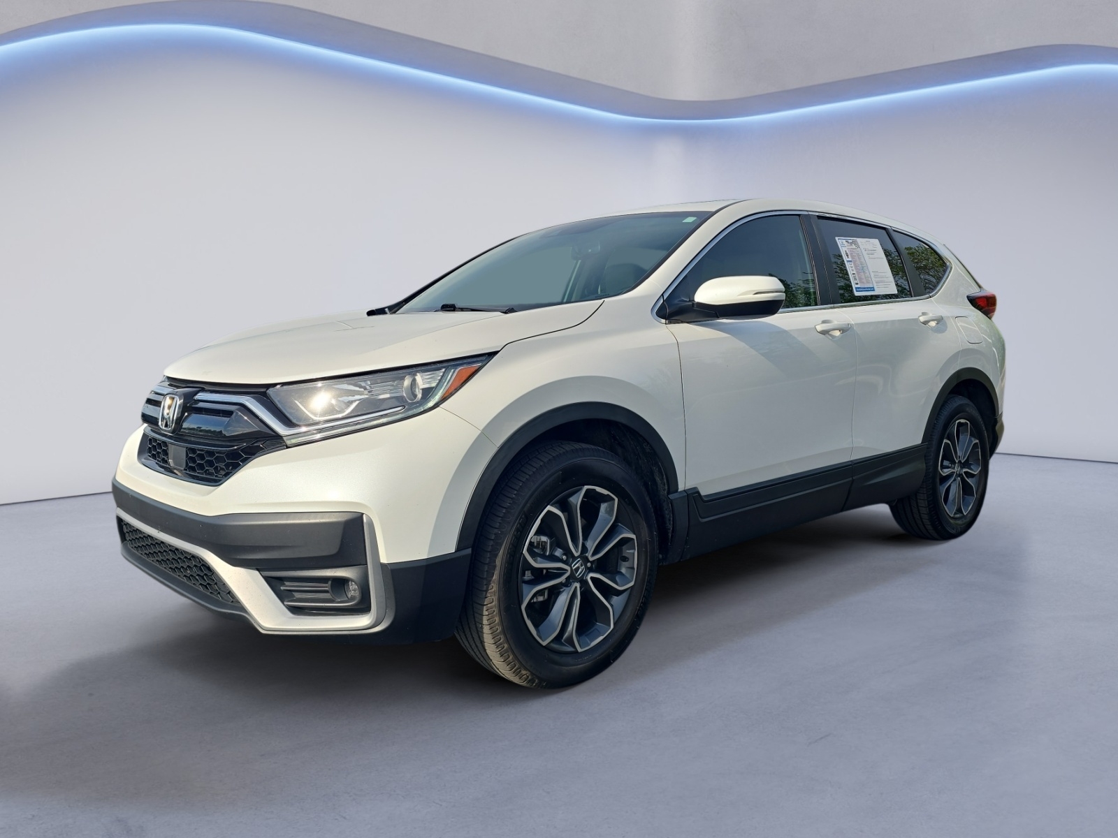 Gray (Platinum White Pearl Wx) 2021 Honda CR-V EX-L AWD SUV / Crossover All-Wheel Drive Continuously Variable Transmission