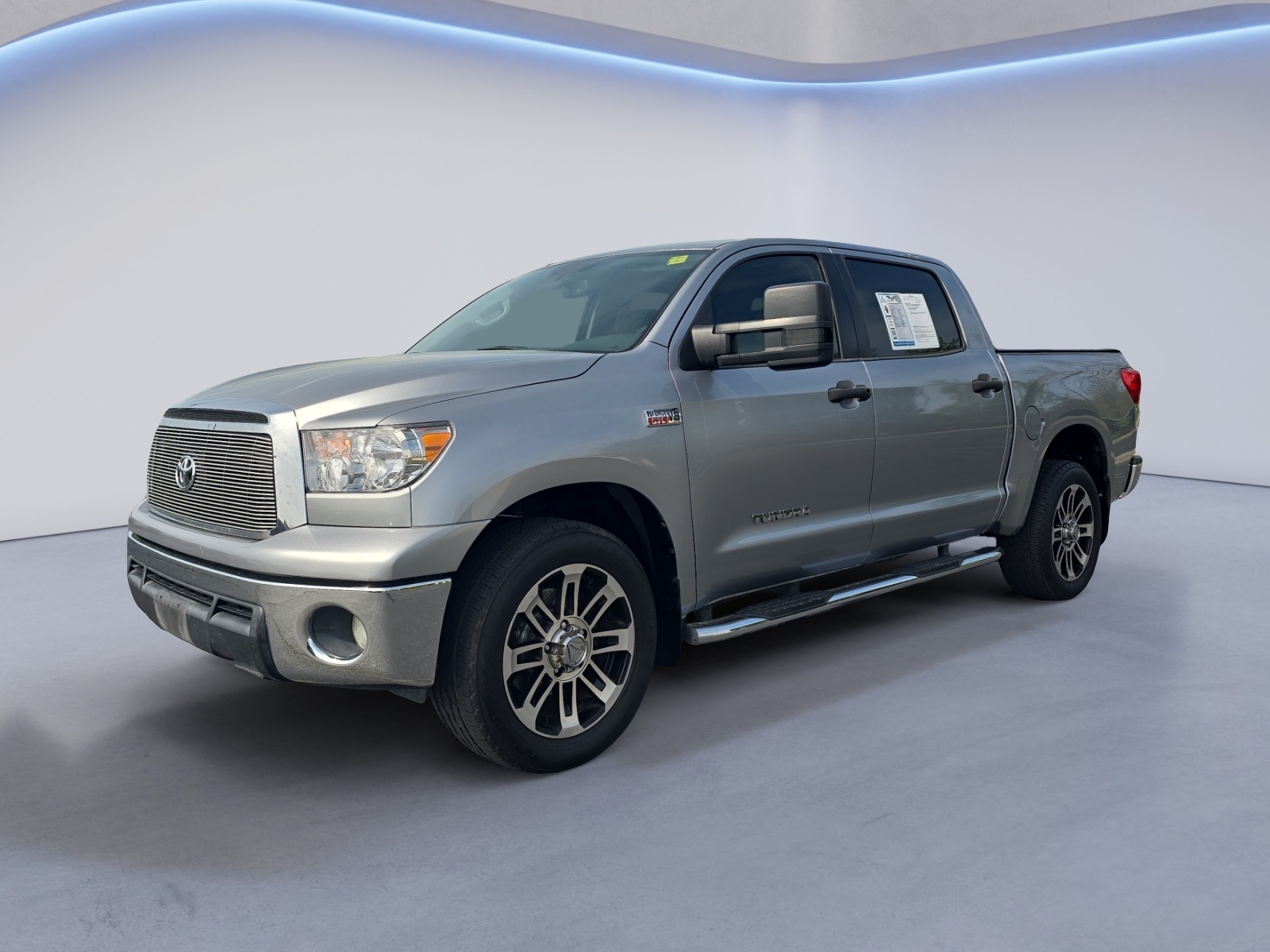 Silver Sky Metallic 1d6 2013 Toyota Tundra Grade CrewMax 5.7L Pickup Truck 4X2 6-Speed Automatic
