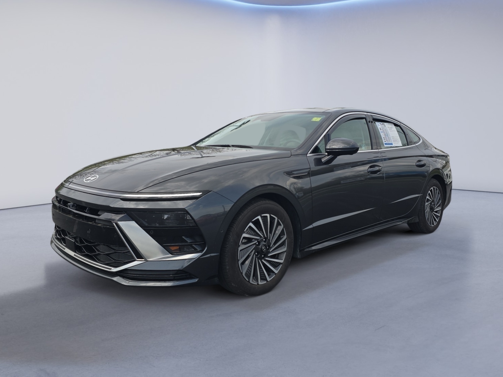 Portofino Gray Metallic 2024 Hyundai Sonata Hybrid Limited FWD Sedan Front-Wheel Drive 6-Speed Automatic