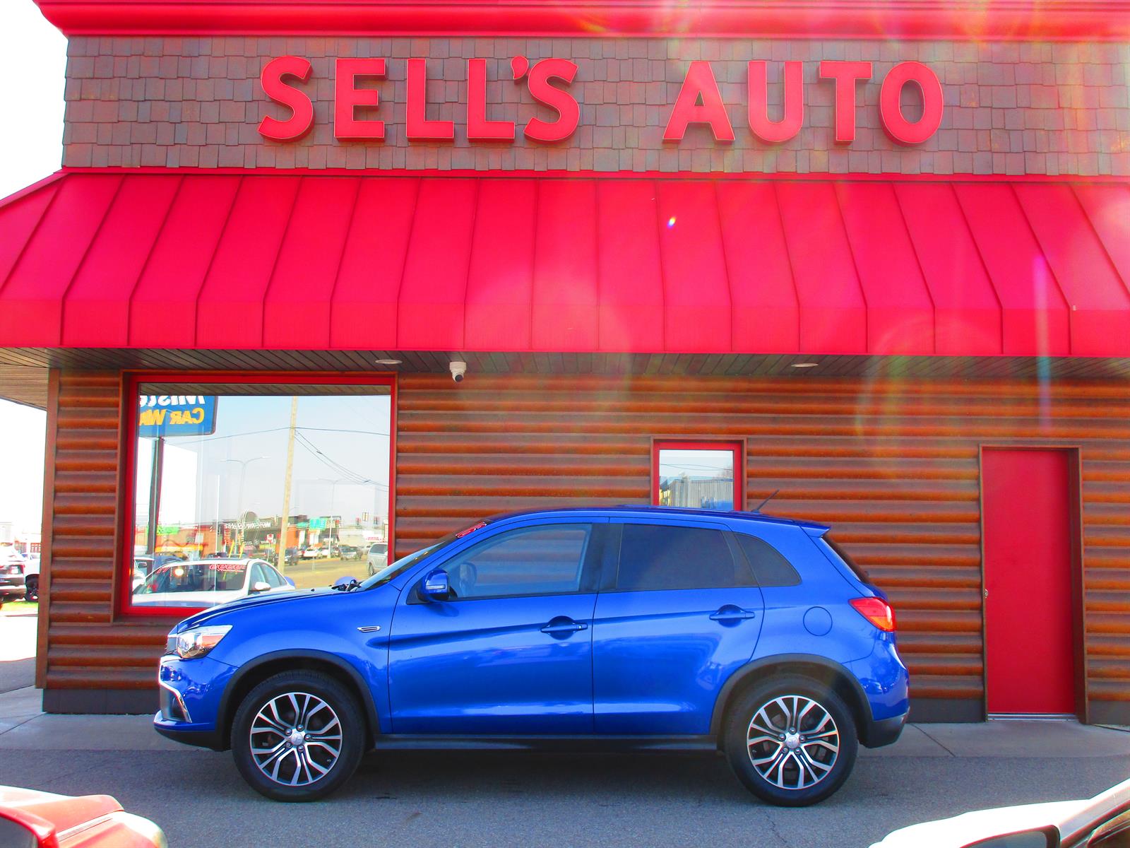 Octane Blue Metallic (d06) 2016 Mitsubishi Outlander Sport ES AWC SUV / Crossover All-Wheel Drive Continuously Variable Transmission