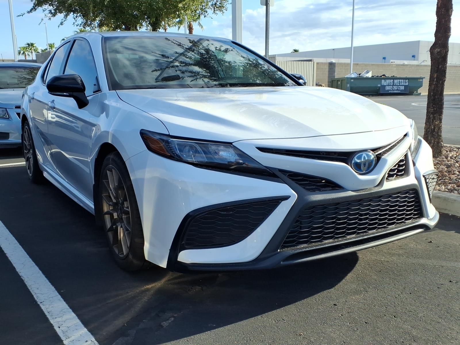 Ice Cap 2023 Toyota Camry Hybrid Sedan Front-Wheel Drive Continuously Variable Transmission