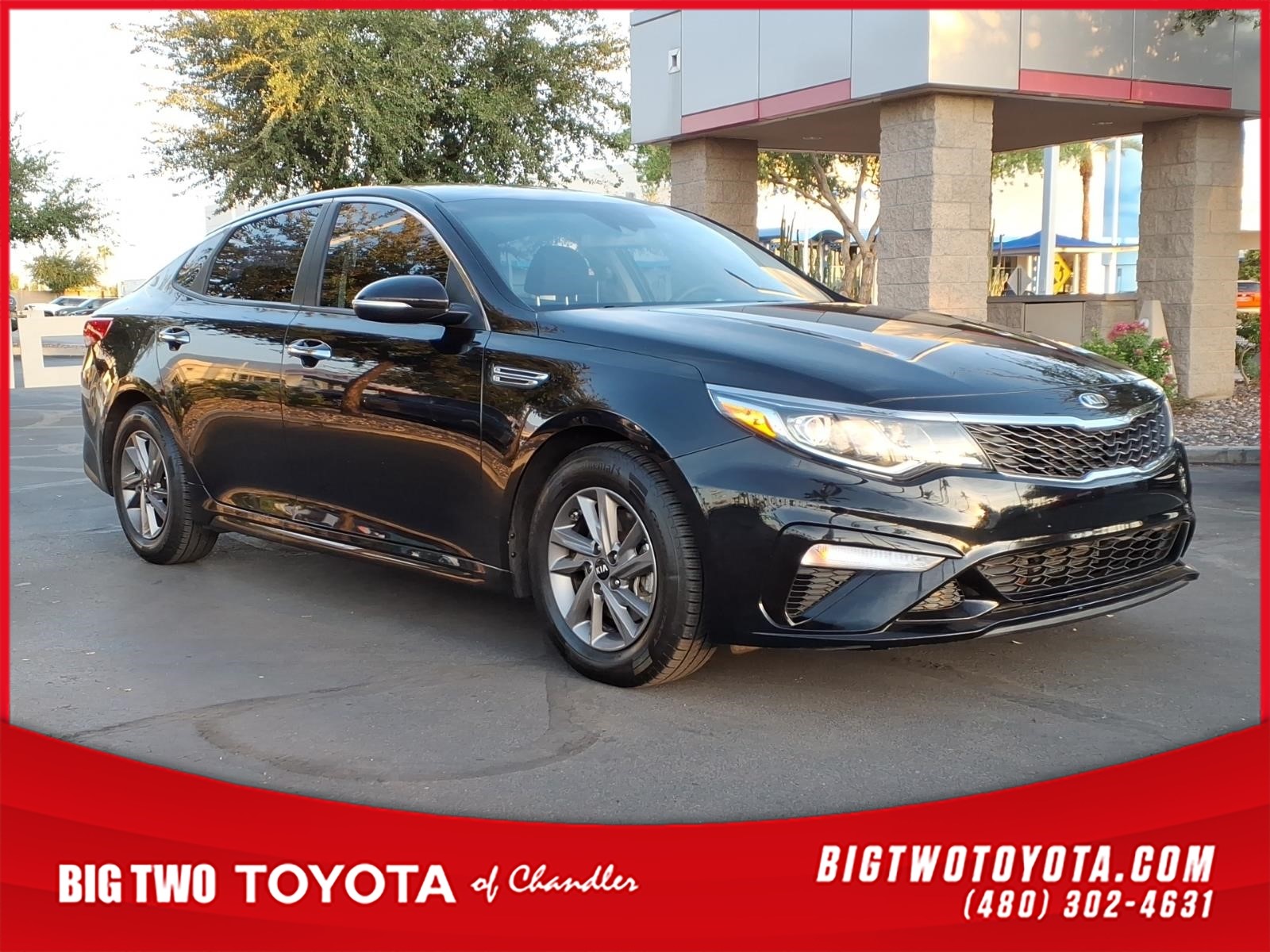Black 2020 Kia Optima Sedan Front-Wheel Drive 6-Speed Automatic