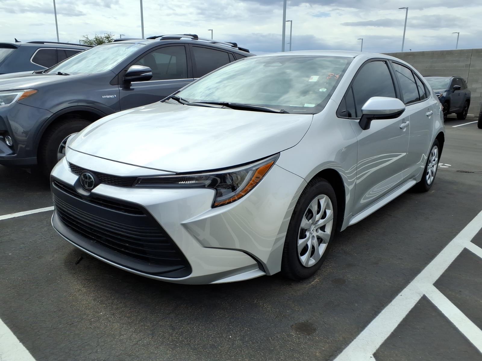 Silver 2025 Toyota Corolla Sedan Front-Wheel Drive Continuously Variable Transmission