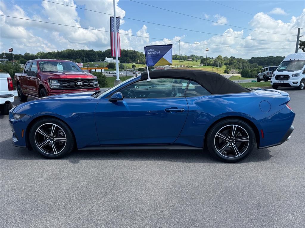 Blue 2024 Ford Mustang Convertible Rear-Wheel Drive Automatic