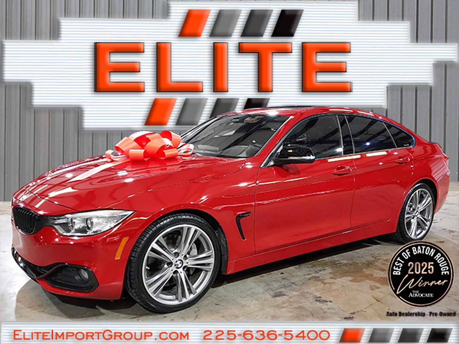 Melbourne Red Metallic (a75) 2015 BMW 4 Series 435i Gran Coupe RWD Sedan Rear-Wheel Drive 8-Speed Automatic