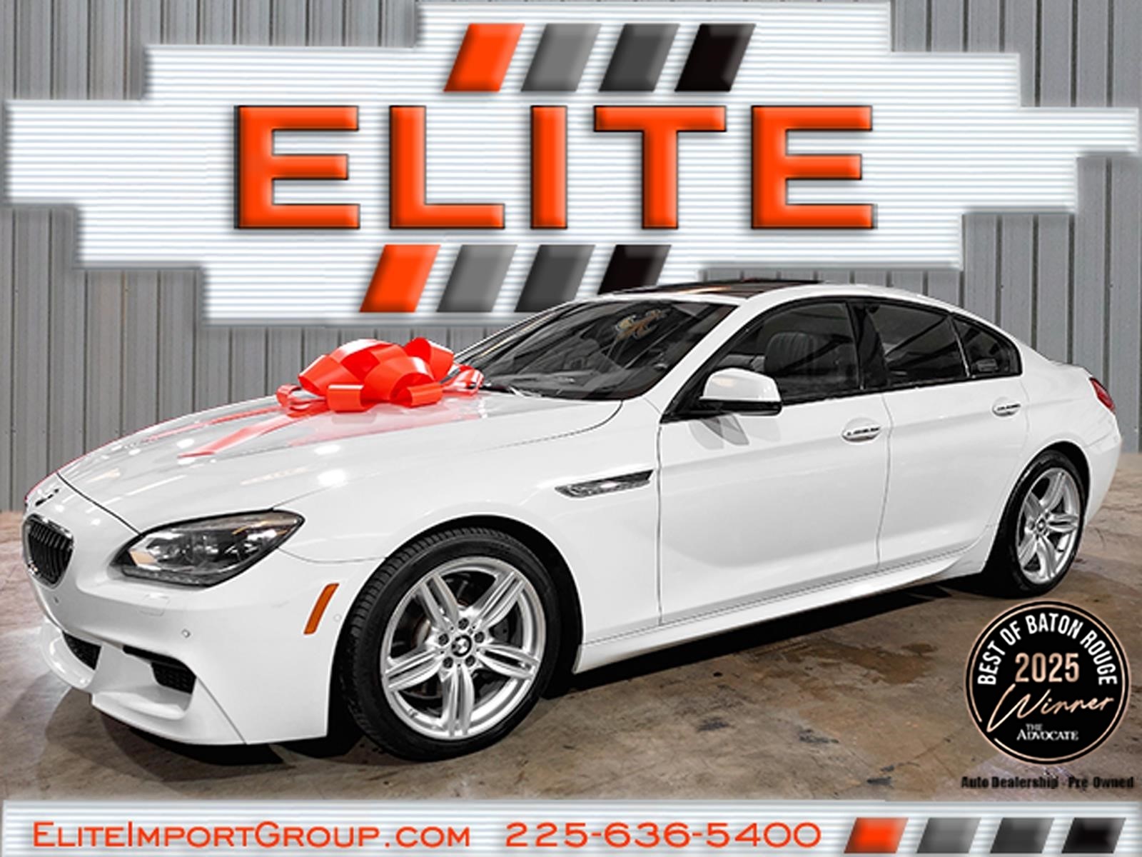 Alpine White (300) 2014 BMW 6 Series 640i xDrive Gran Coupe AWD Sedan All-Wheel Drive 8-Speed Automatic