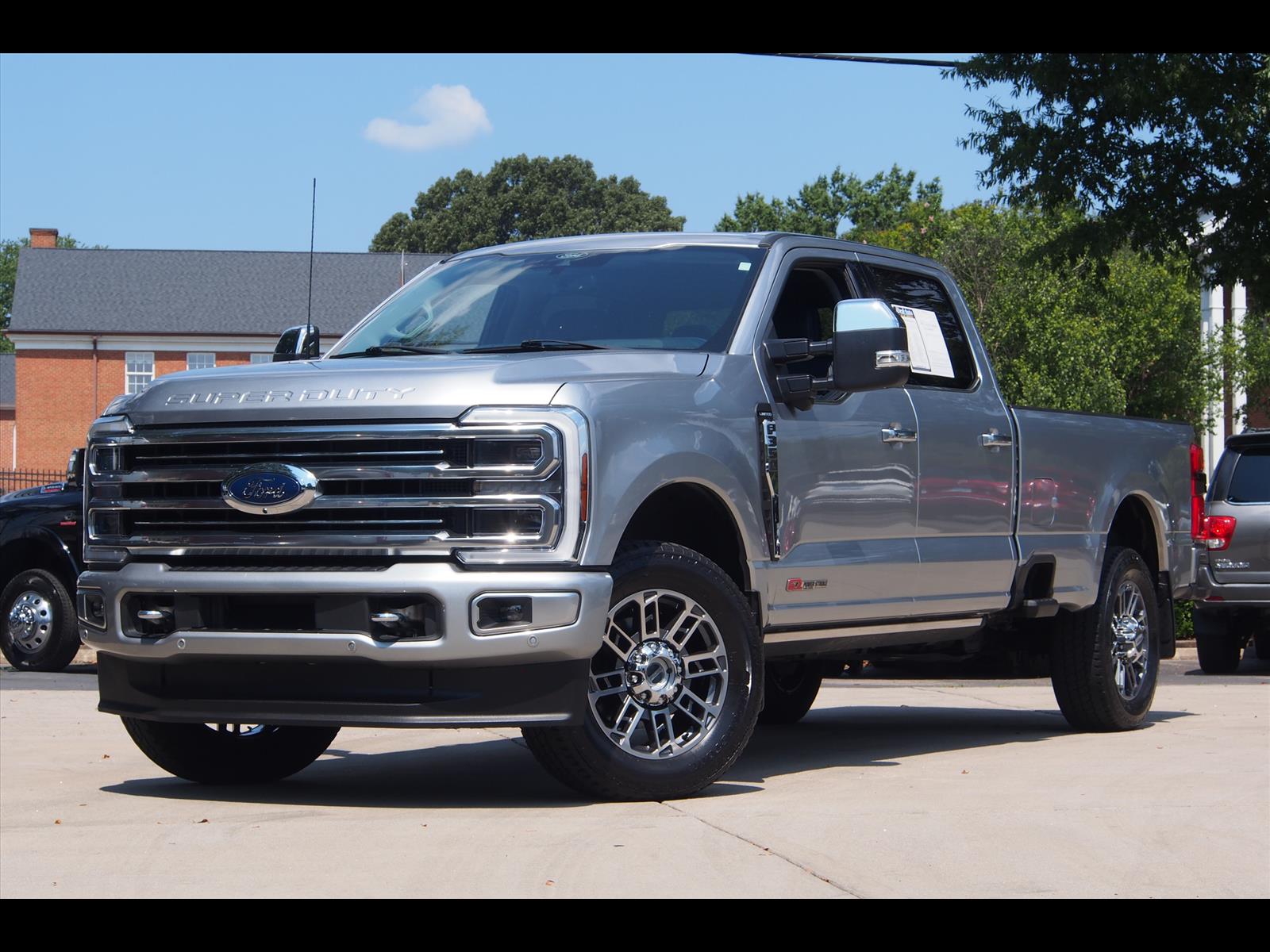 Iconic Silver (js) 2024 Ford F-350 Super Duty Pickup Truck Four-Wheel Drive Automatic